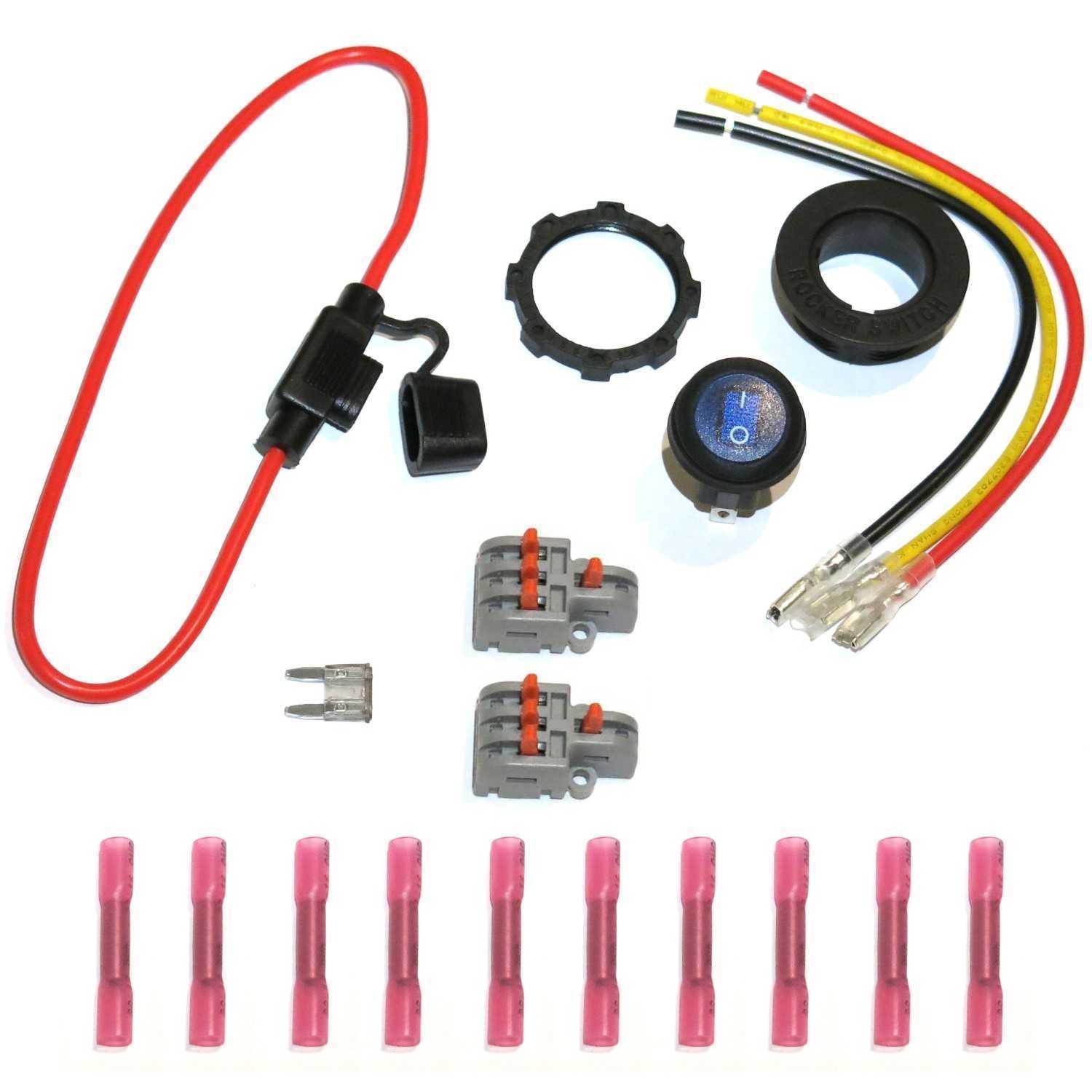 Bolt Style LED Grille Light Wiring Kit