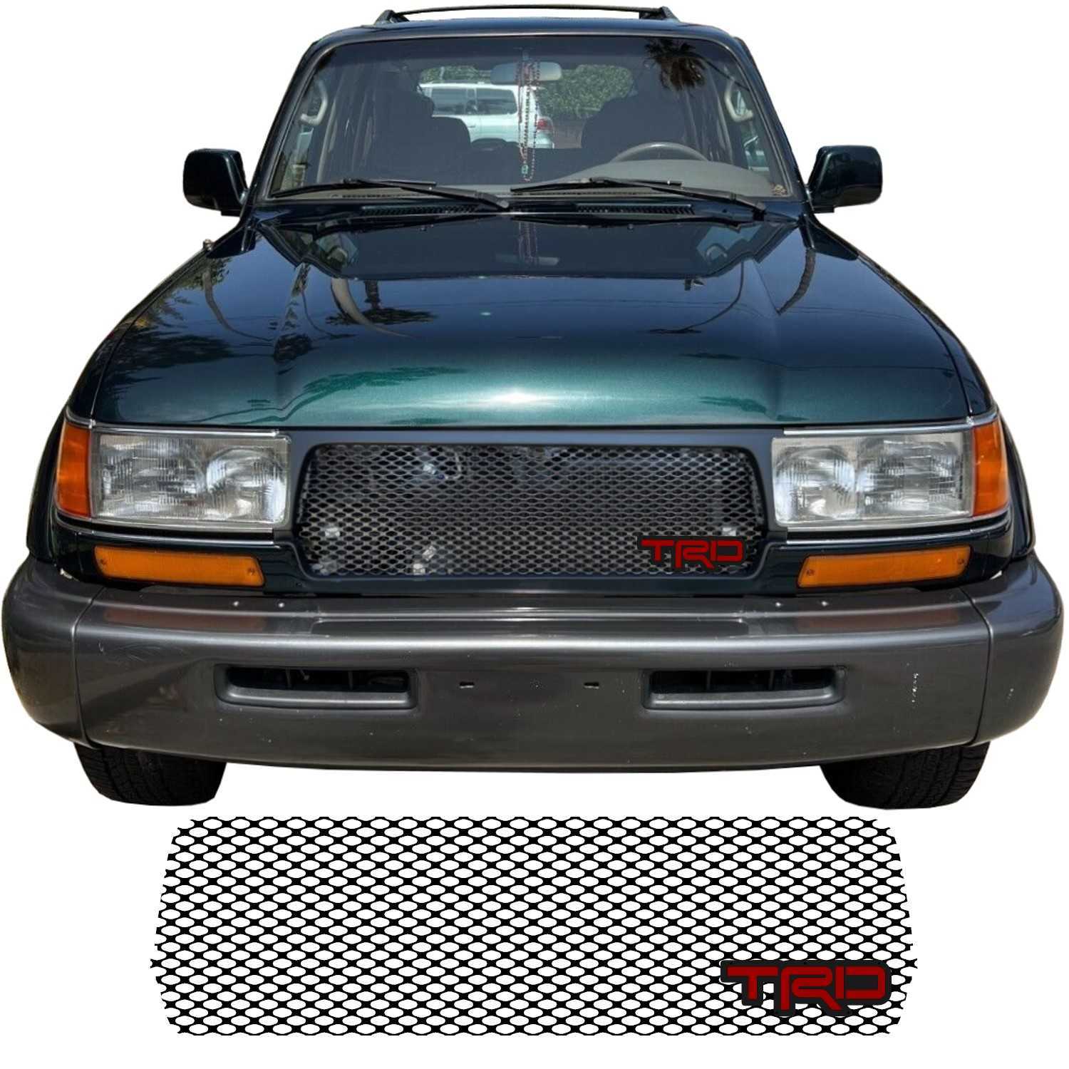 1991 - 1994 Toyota Land Cruiser Series 80 Grill Mesh and TRD Emblem #1