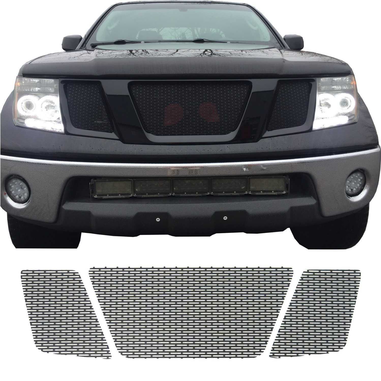 2005 - 2008 Nissan Frontier Mesh Grill Set
