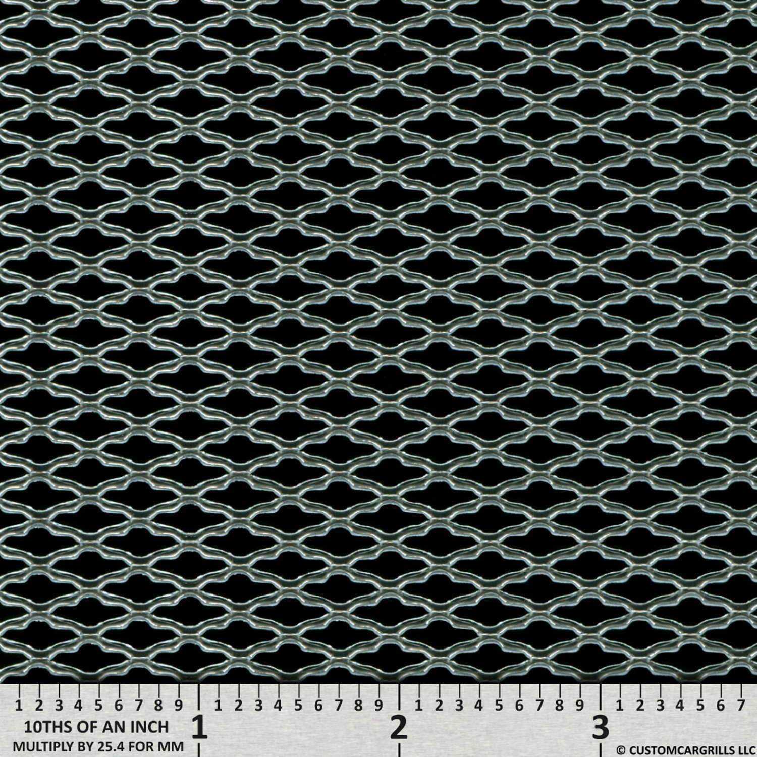 Scrap Oval ZigZag Grill Mesh
