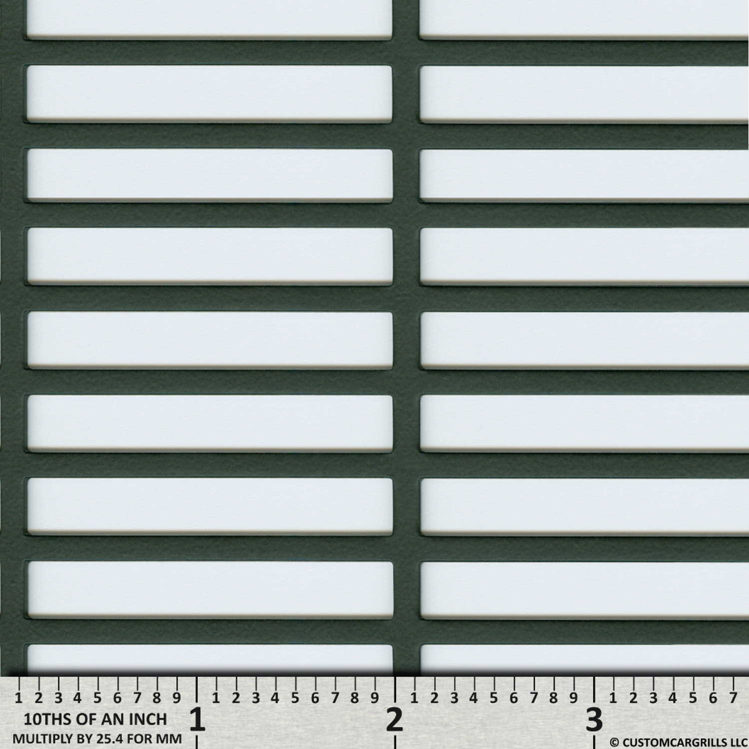 16in. x 48in. Perforated Rectangle Grill Mesh Sheet - Flat Black
