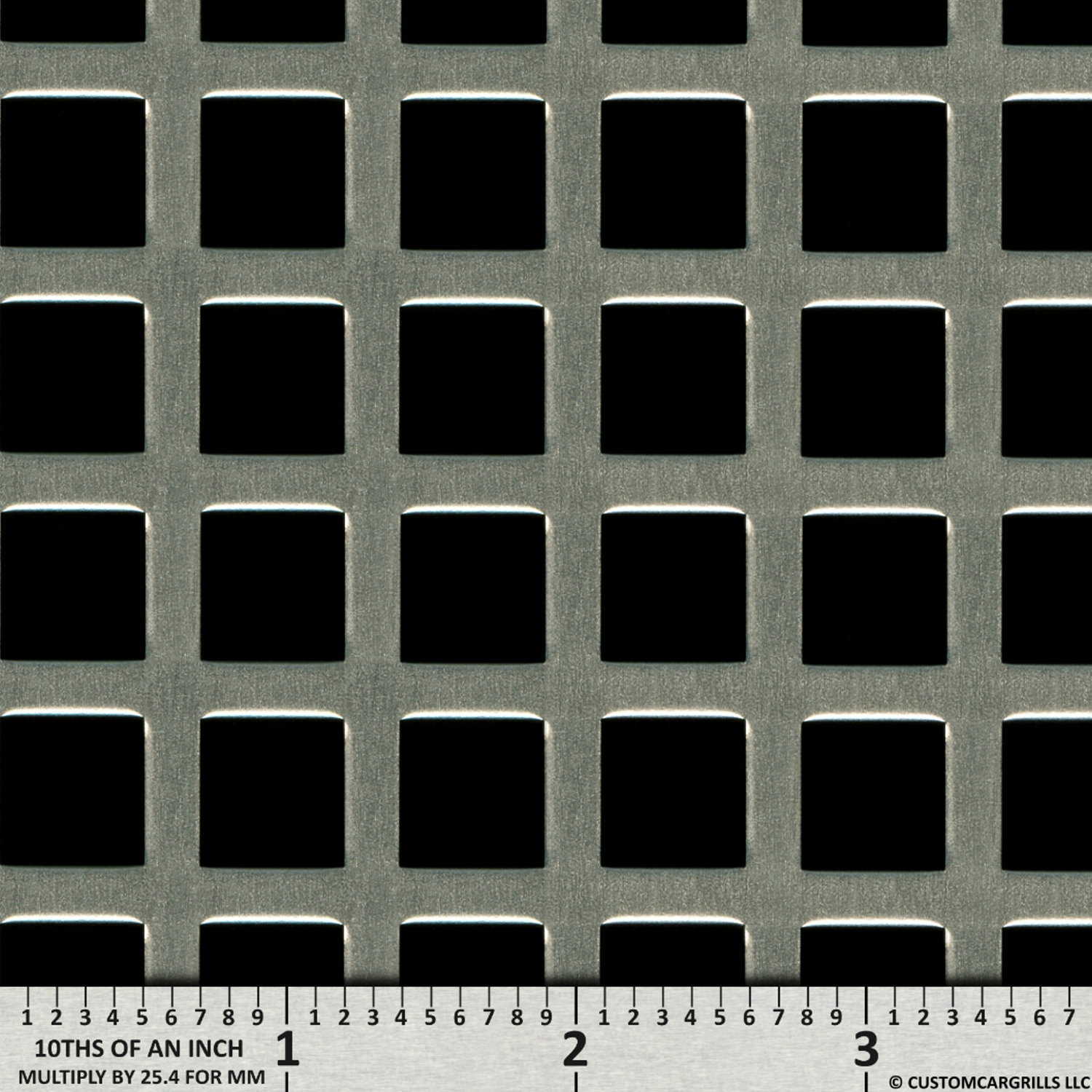 Perforated Square Aluminum Grill Mesh Sheets