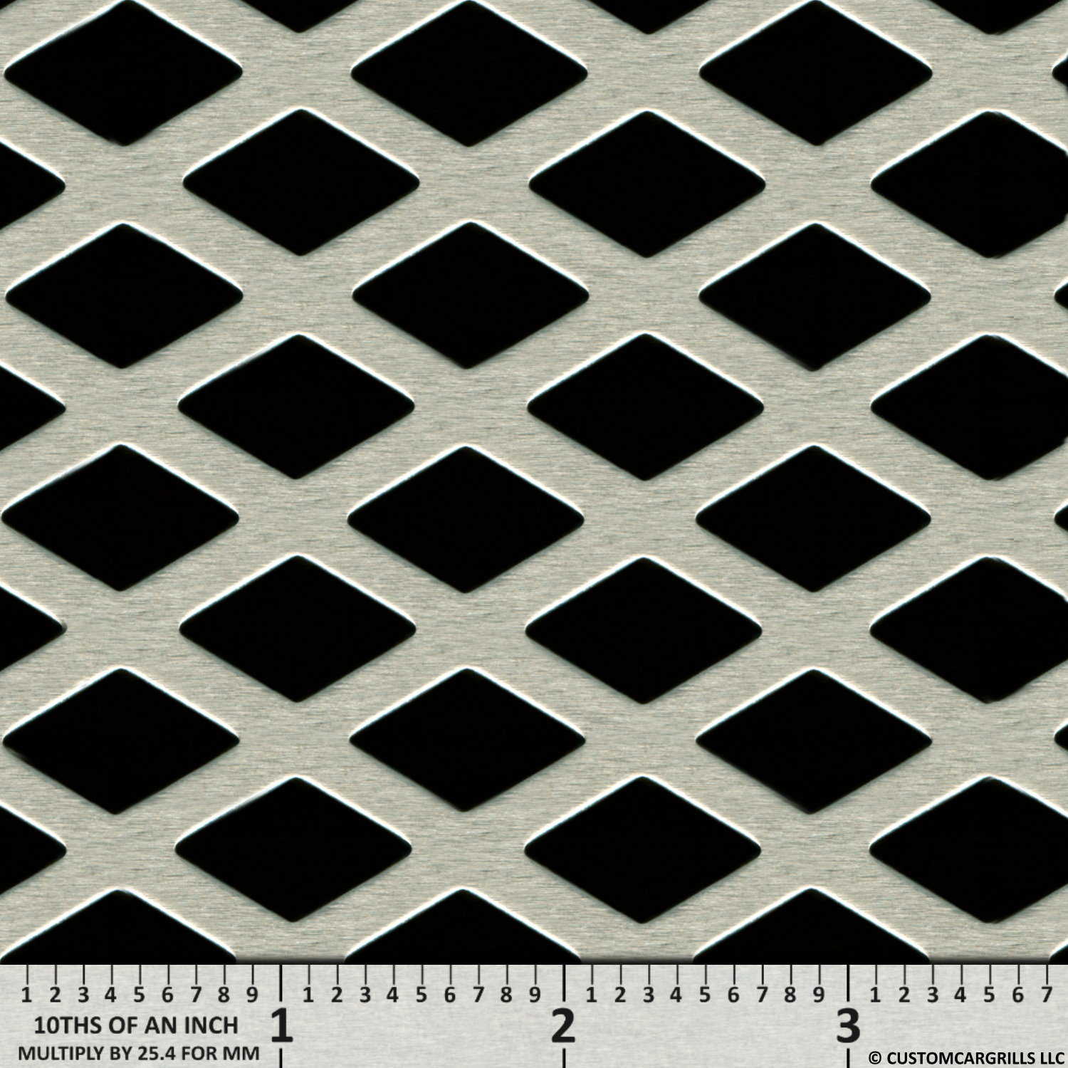 Perforated Diamond Aluminum Grill Mesh Sheets