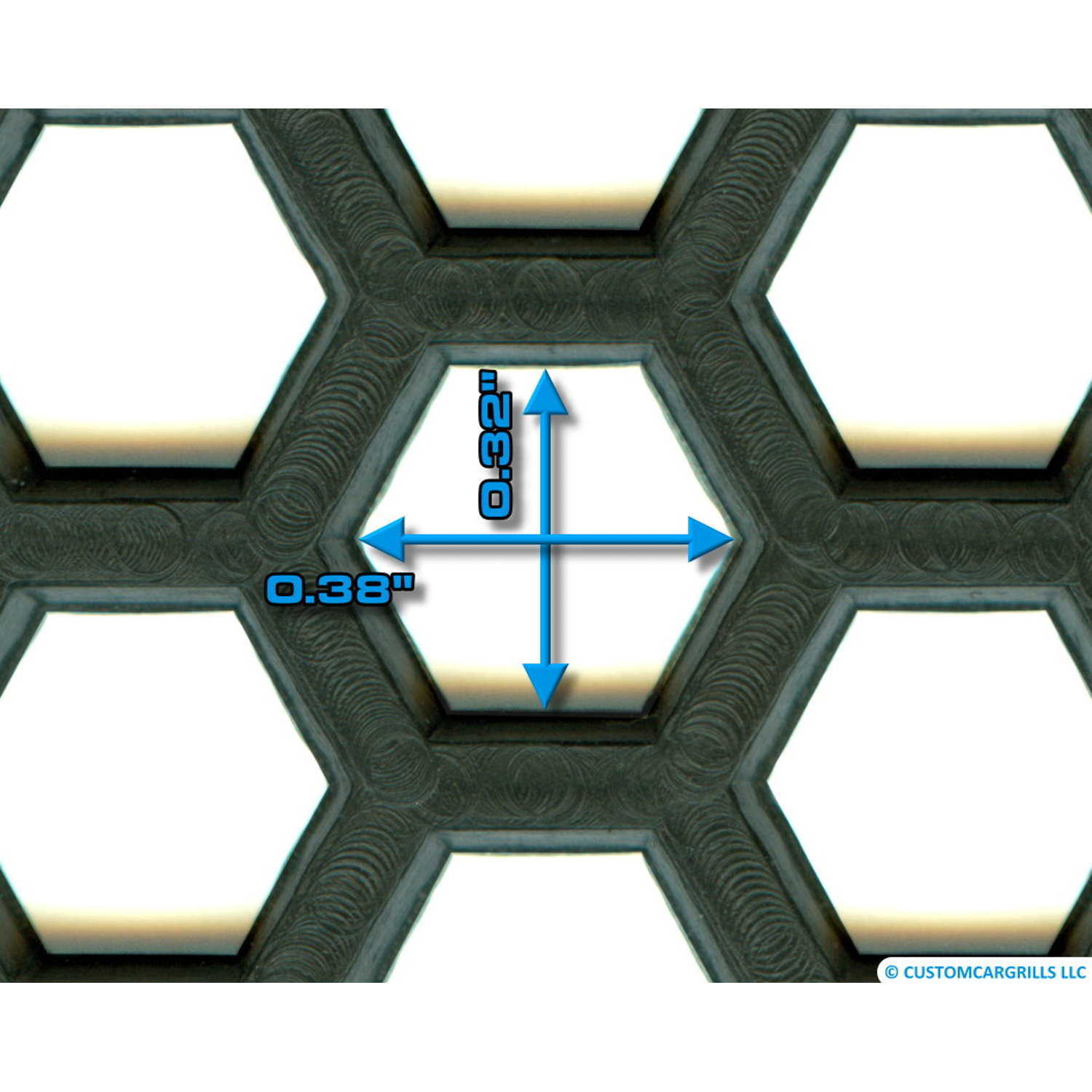 Plastic Hexagon Grill Mesh Sheets by customcargrills