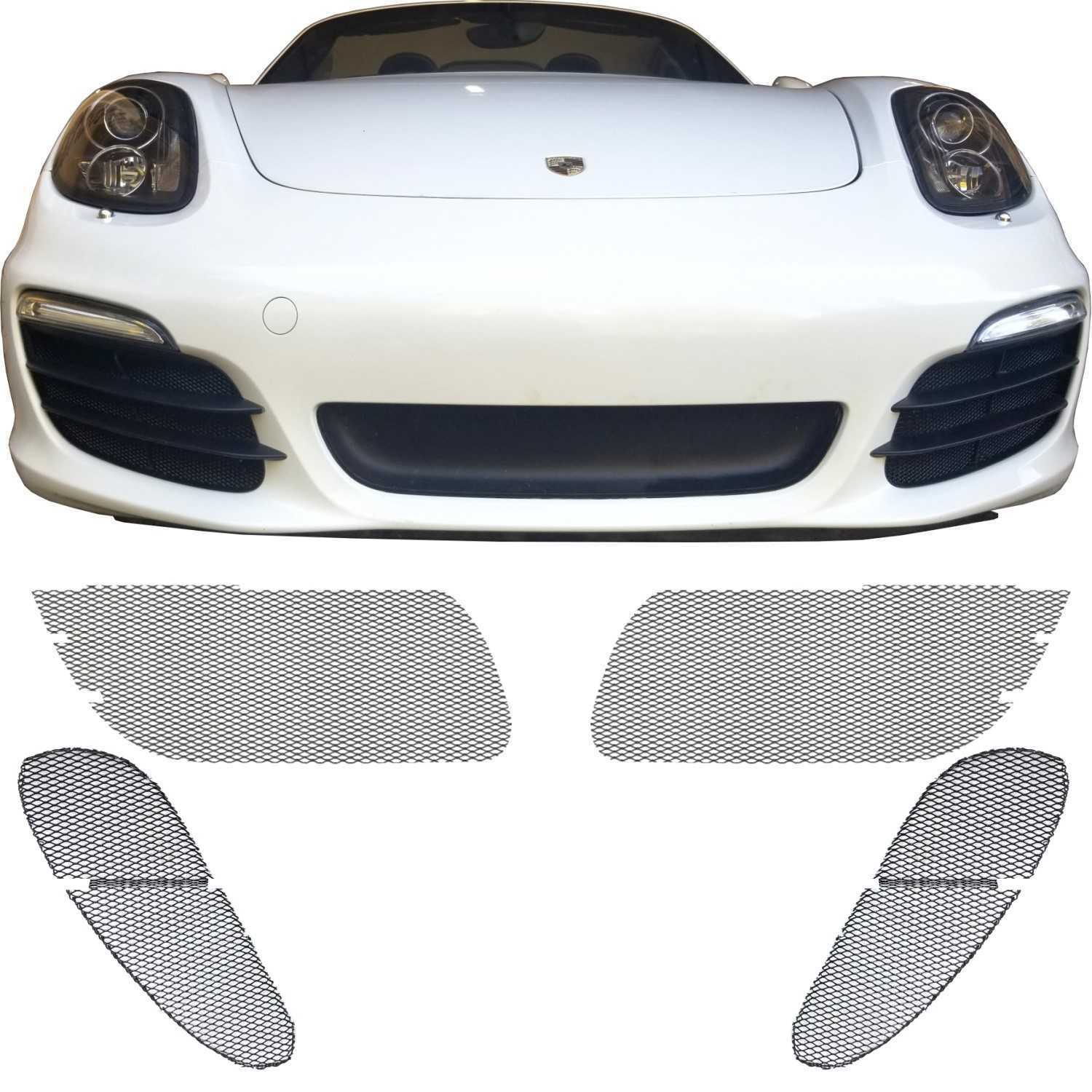 2013 - 2016 Porsche 981 Boxster Radiator Grille Mesh Set by customcargrills