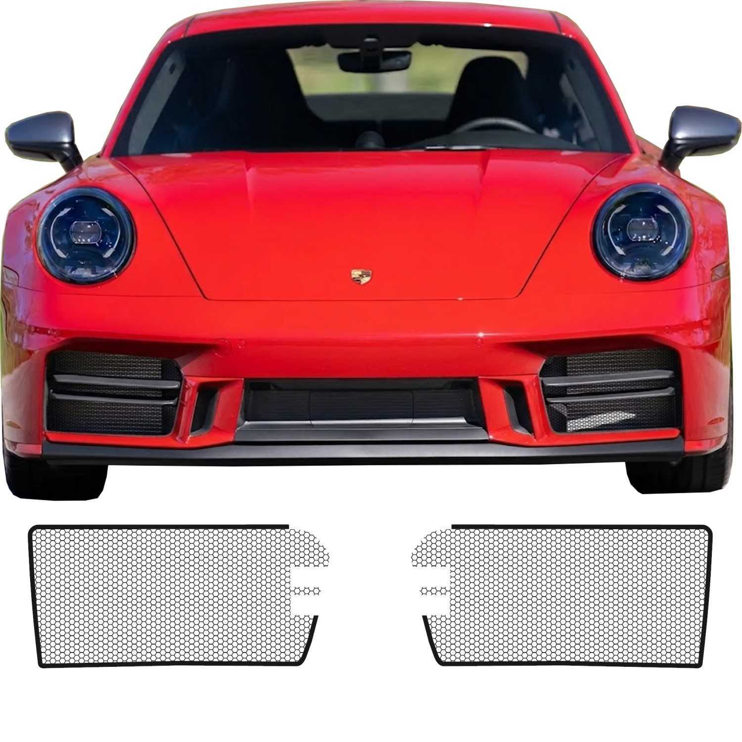 Porsche 992.2 Sport Design Radiator Grille Mesh Set