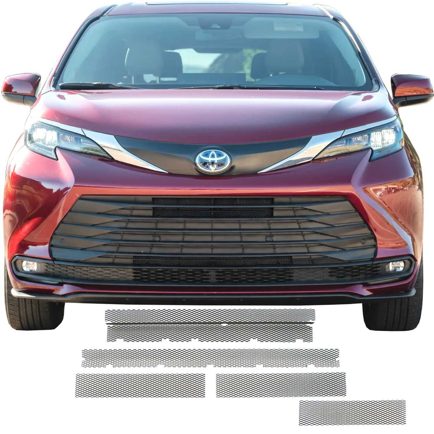 Radiator Grille Mesh Set for 2021 - 2026 Toyota Sienna