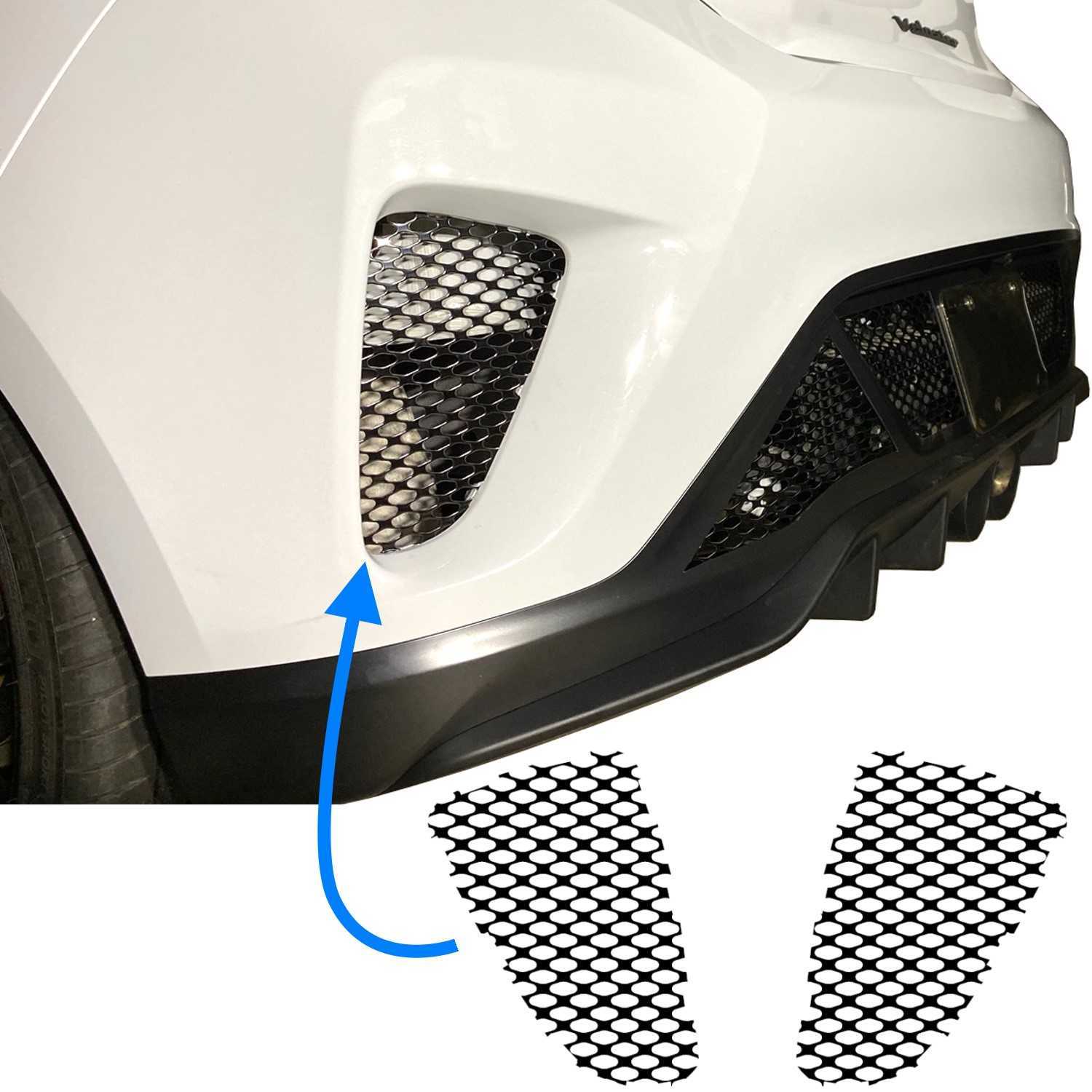 2019 - 2021 Hyundai Veloster (Non "N" Version) Rear Reflector Mesh