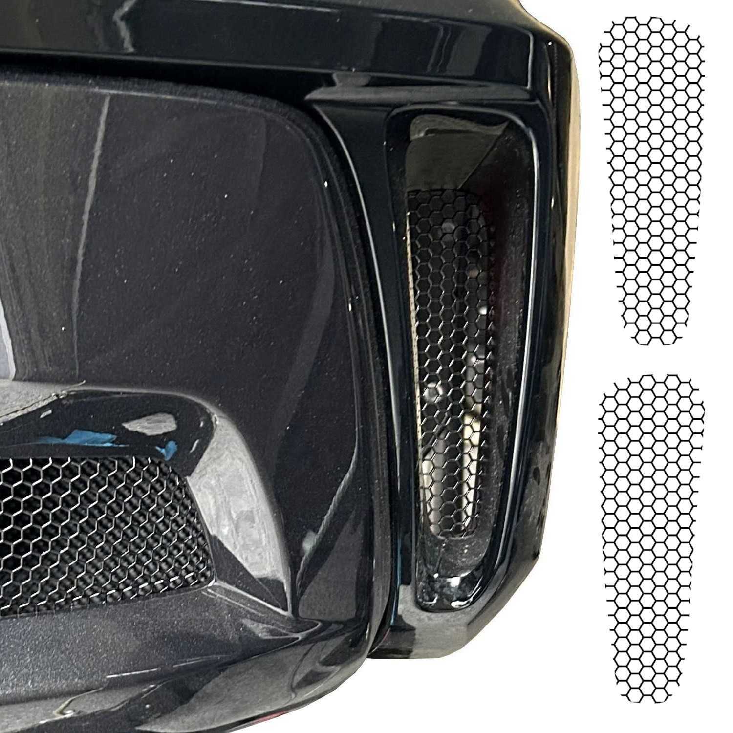 2023 - 2025 Chevy Corvette C8 Z06 & E-Ray Rear Wheel Bumper Diffusor Mesh Set