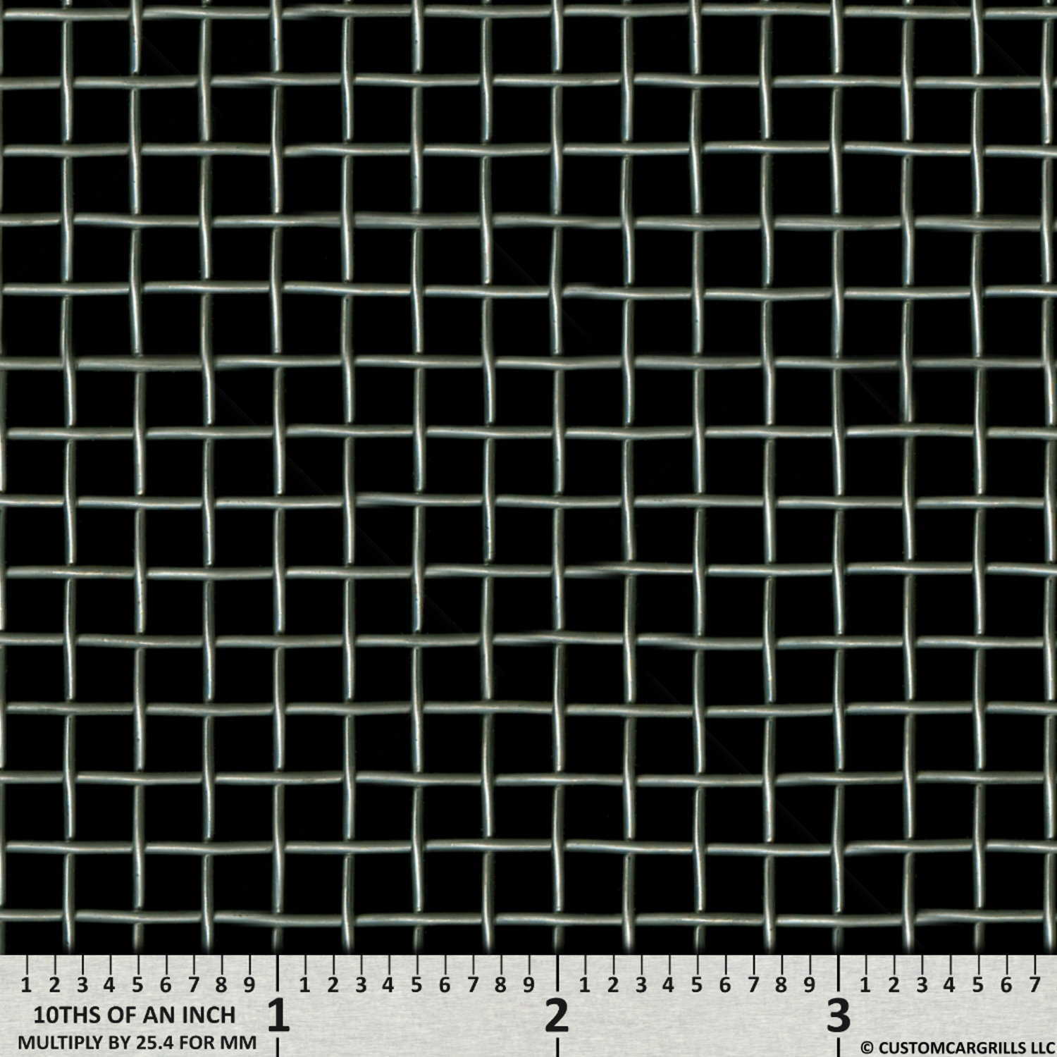 6in. x 36in. 0.25 Square Woven Grill Mesh Sheets - Silver