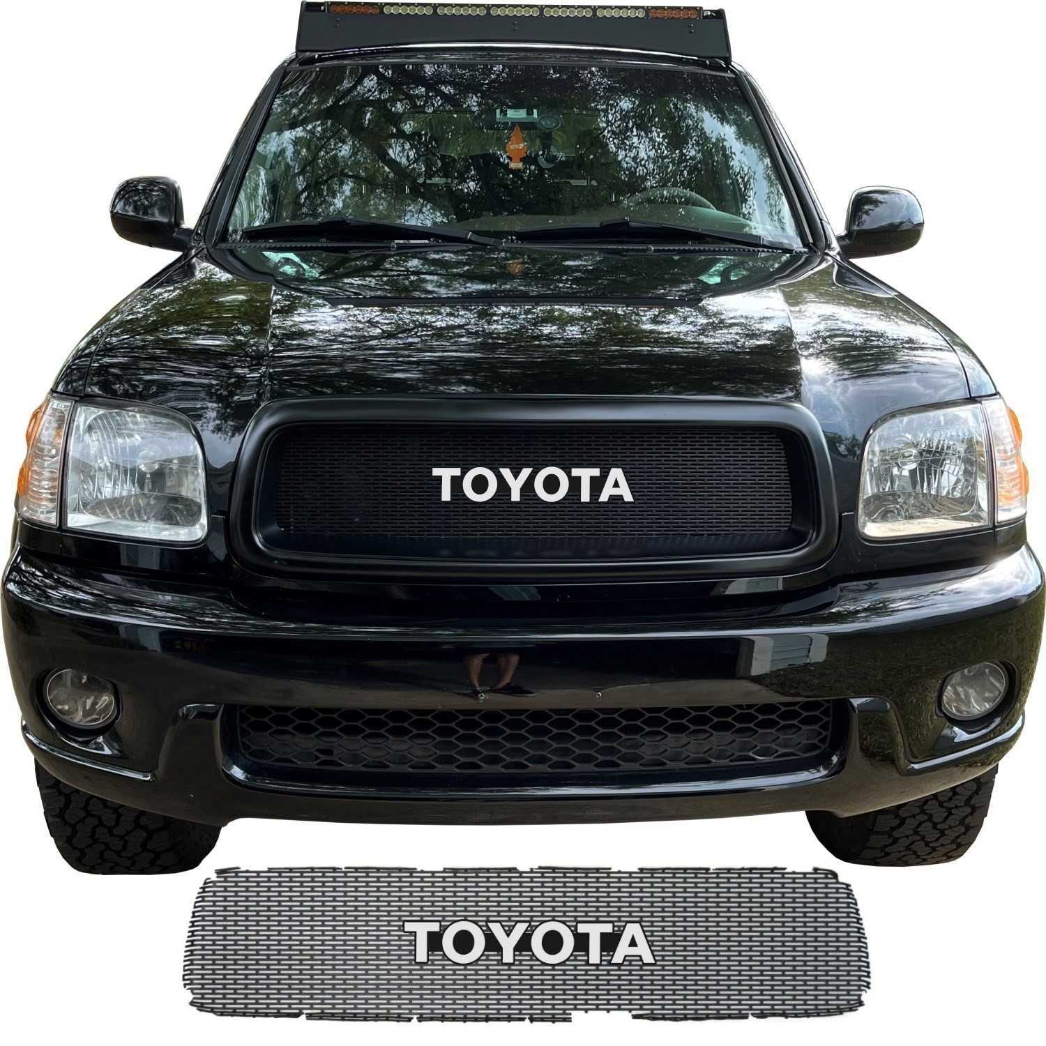 2001 - 2004 Toyota Sequoia Grill Mesh with Toyota Emblem #1