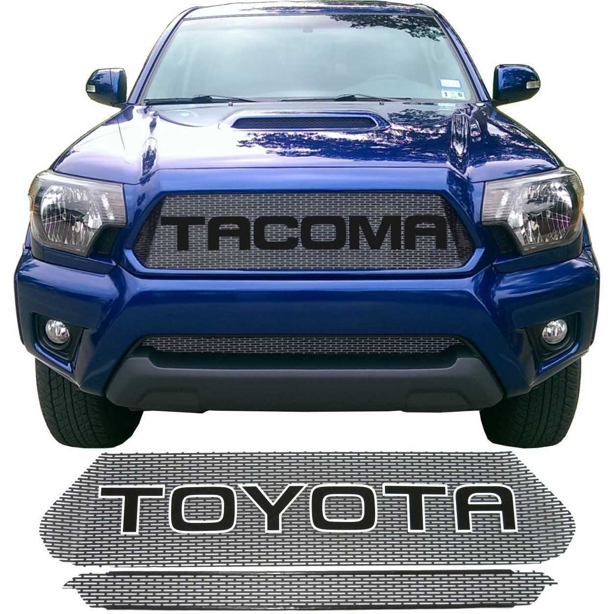2012 - 2015 Toyota Tacoma Grill Mesh With Rounded Letters