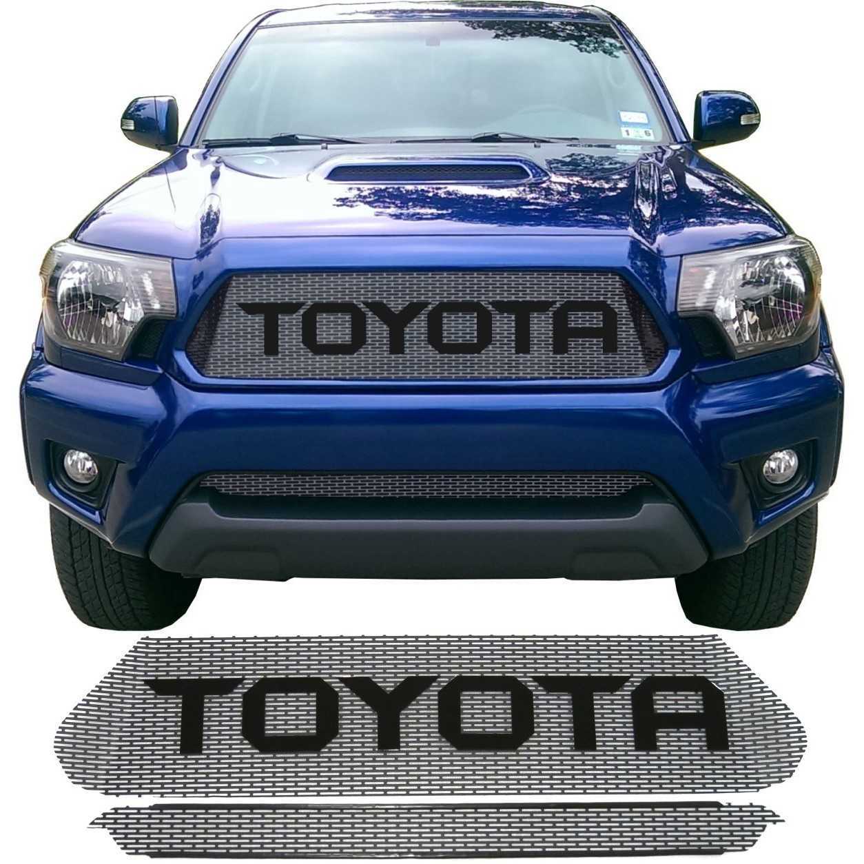 2012 - 2015 Toyota Tacoma Grill Mesh With Sharp Letters
