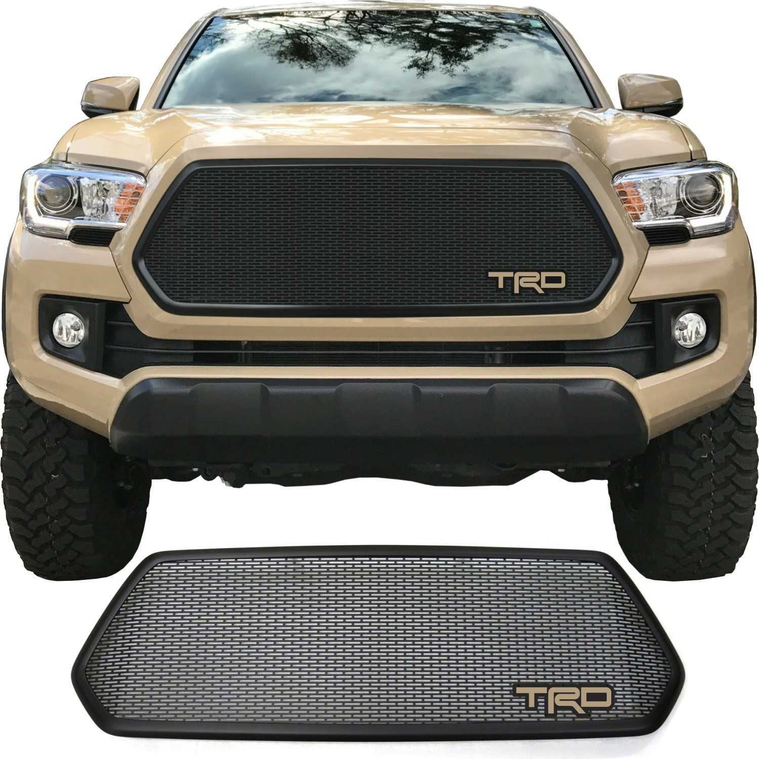 2016 - 2017 Toyota Tacoma Mesh Grill with Bezel and TRD #2