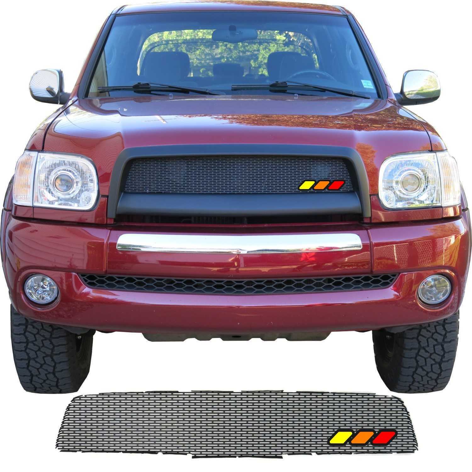 Mesh Grill with Tri-Color Emblem for 2003 - 2006 Toyota Tundra