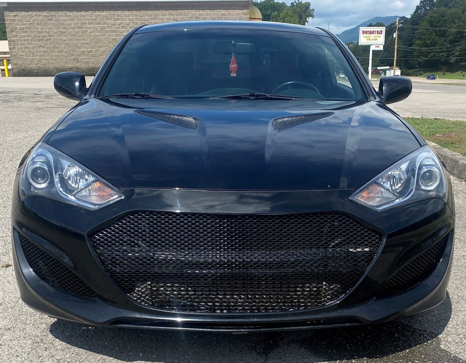 Revamp Your Genesis Coupe's Style: Custom Black Mesh Grilles for a Bold Look