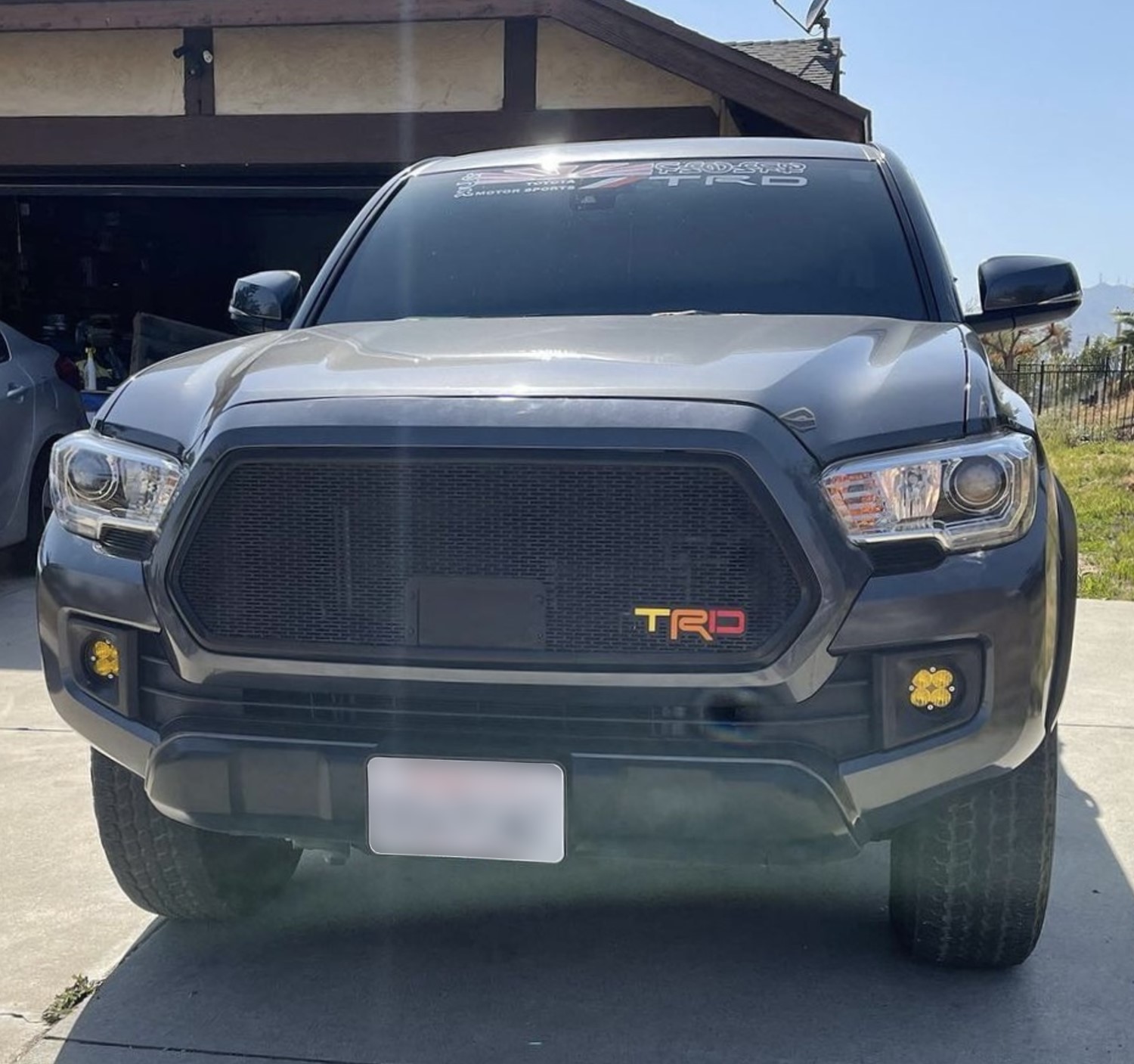 Customize Your Tacoma: Add a Colorful TRD Emblem to Your Grille!
