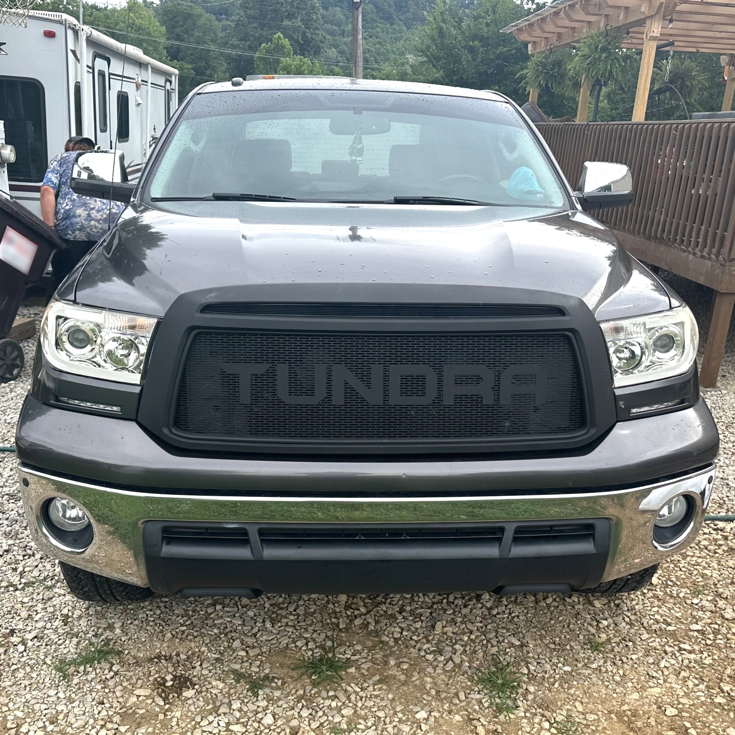 2nd Gen Tundra has a Big Grille - Looks Even Better with Big Mesh Piece and Big Raptor-Style Lettering