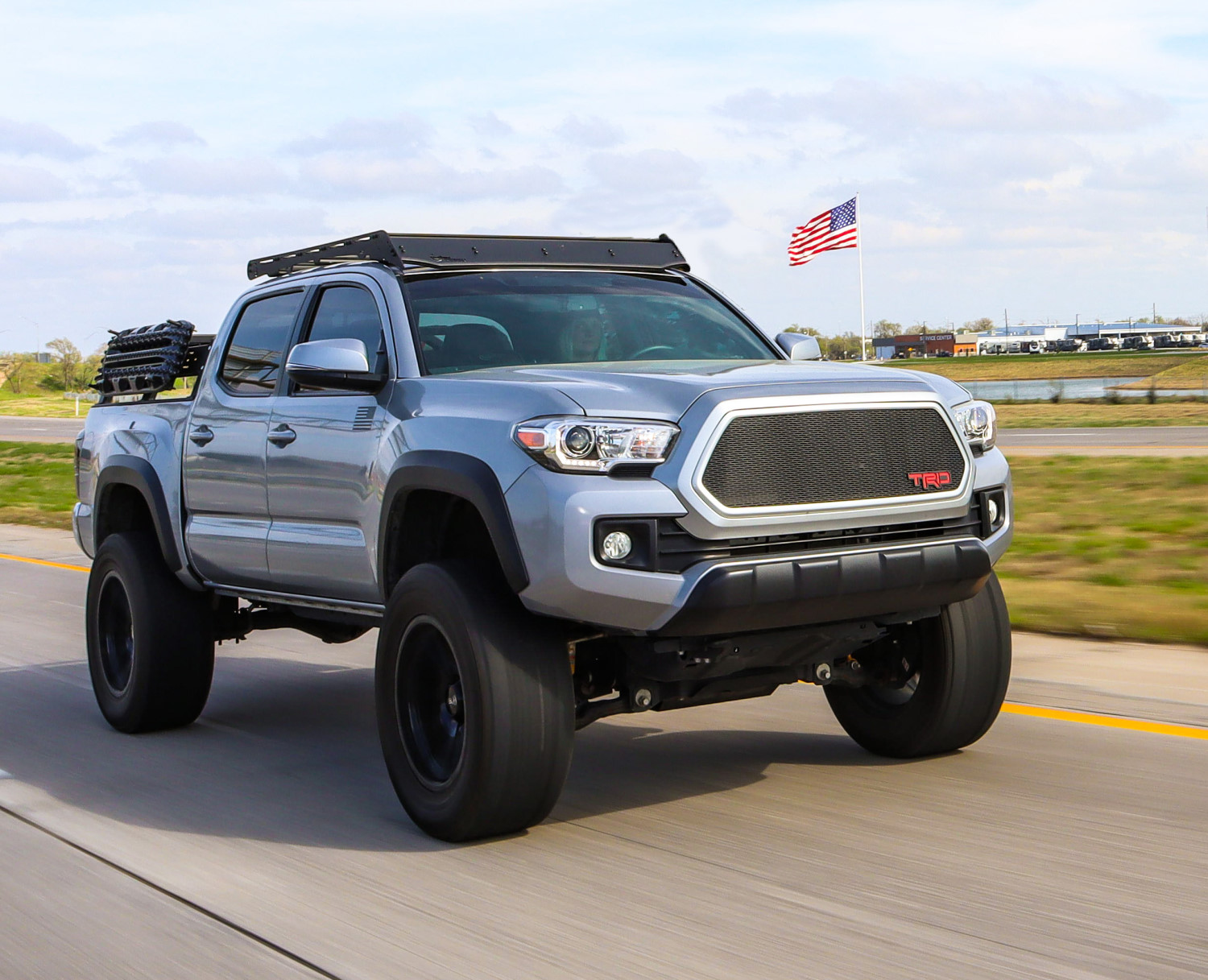 Adding a Personal Touch to Your Tacoma: Color-Matched Bezel and Red TRD Emblem