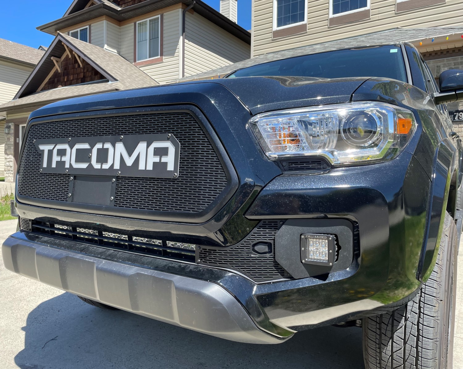 Functional and Stylish: 2021 Tacoma Fog Light Grille with Engine Block Heater Cutout