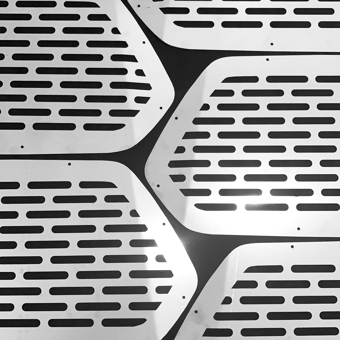 Get a Sneak Peek: Raw Stainless Steel Tacoma Grilles Ready for Powder Coating