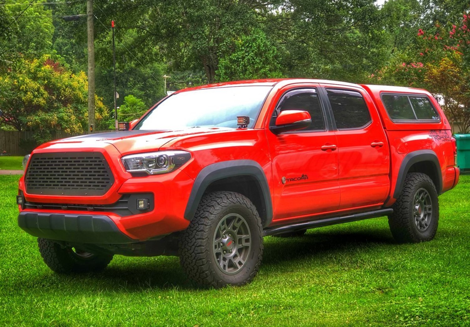 Inferno Toyota Tacoma's New Stainless Steel Grille: A Bold Choice