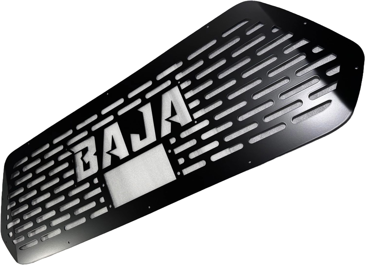Baha Lettering Blasted on 3rd gen Toyota Tacoma Grille - Using Custom Fonts and More