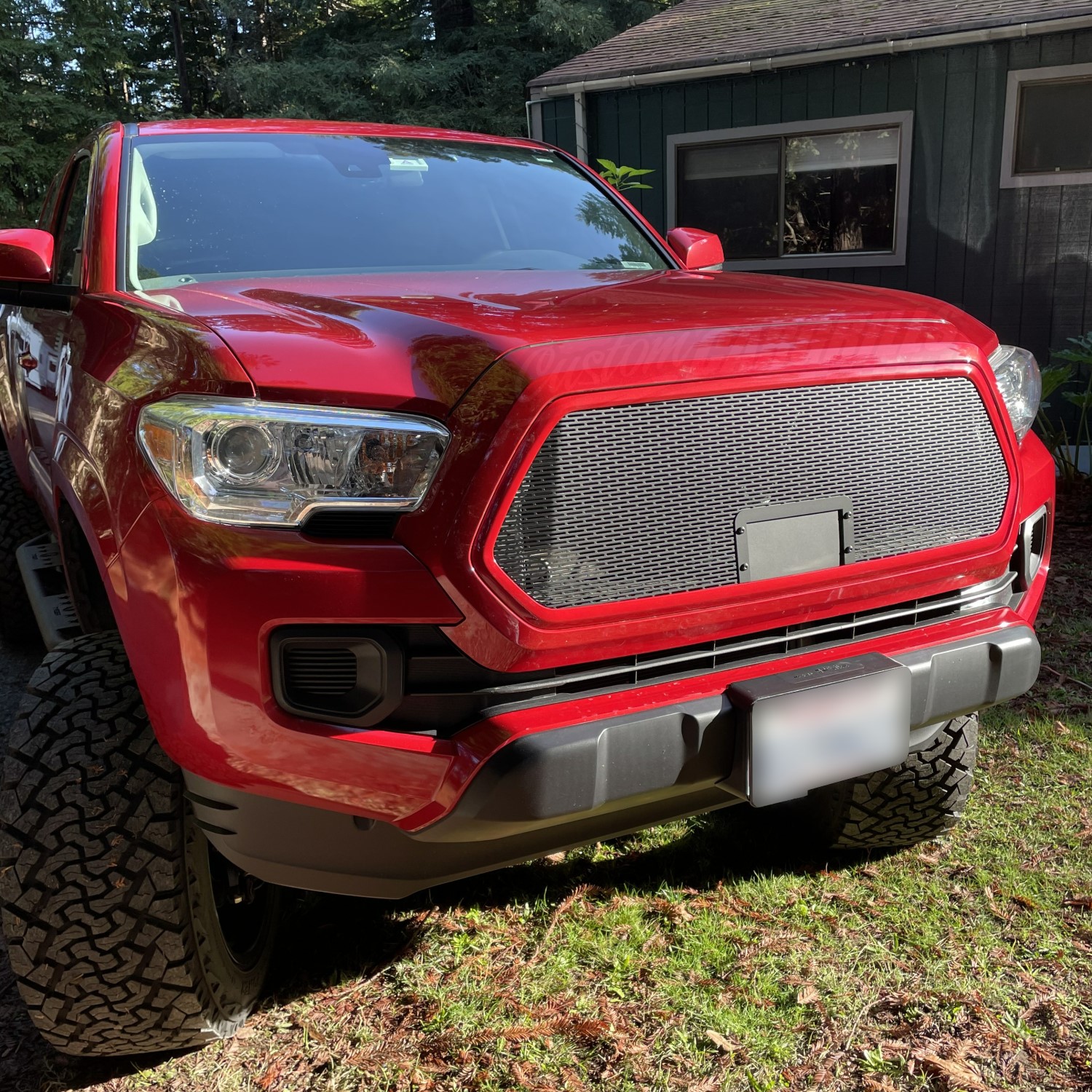 Custom Grille Upgrade for 2018 Tacoma: TSS Sensor Compatible and Stylish