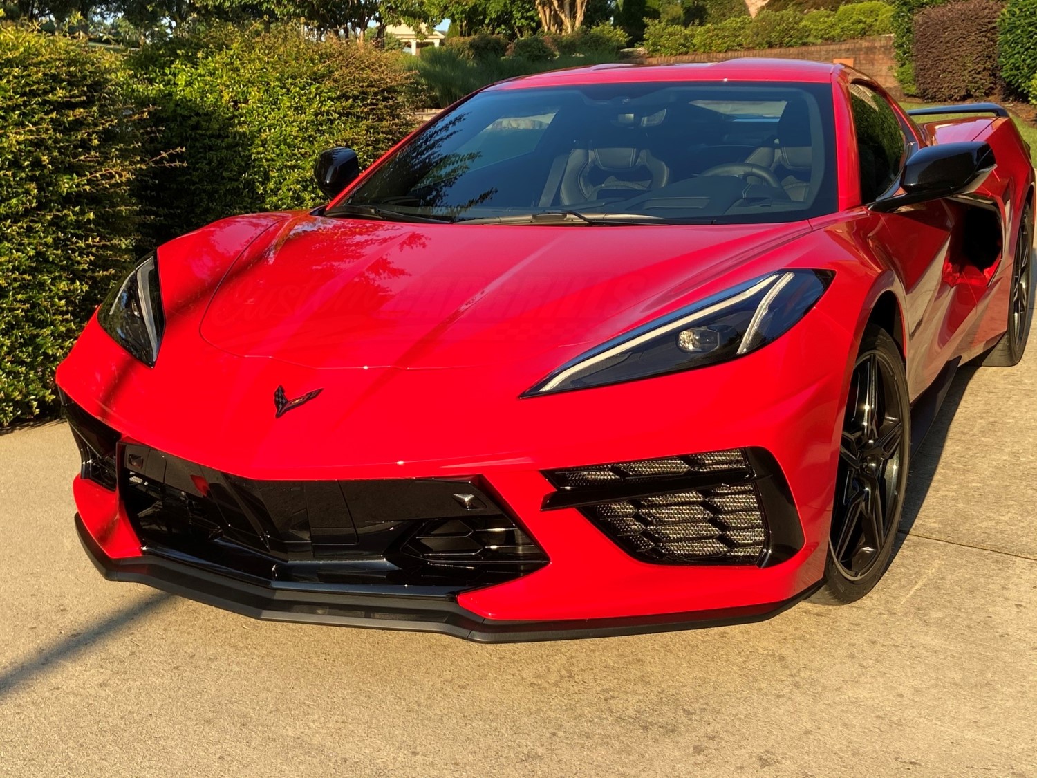 Upgrade Your C8 Corvette's Look with a Custom Black Hexagon Mesh Set and Turn Heads