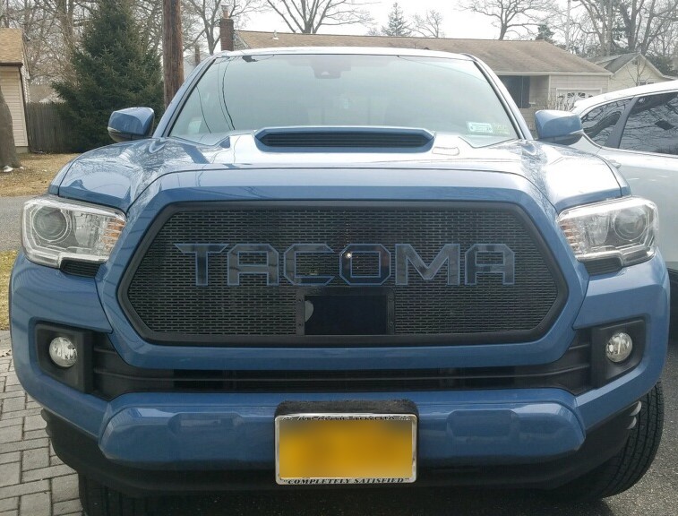 Bold and Blue: Stand Out with a Custom Grille for Your Newer Toyota Tacoma in Cavalry Blue