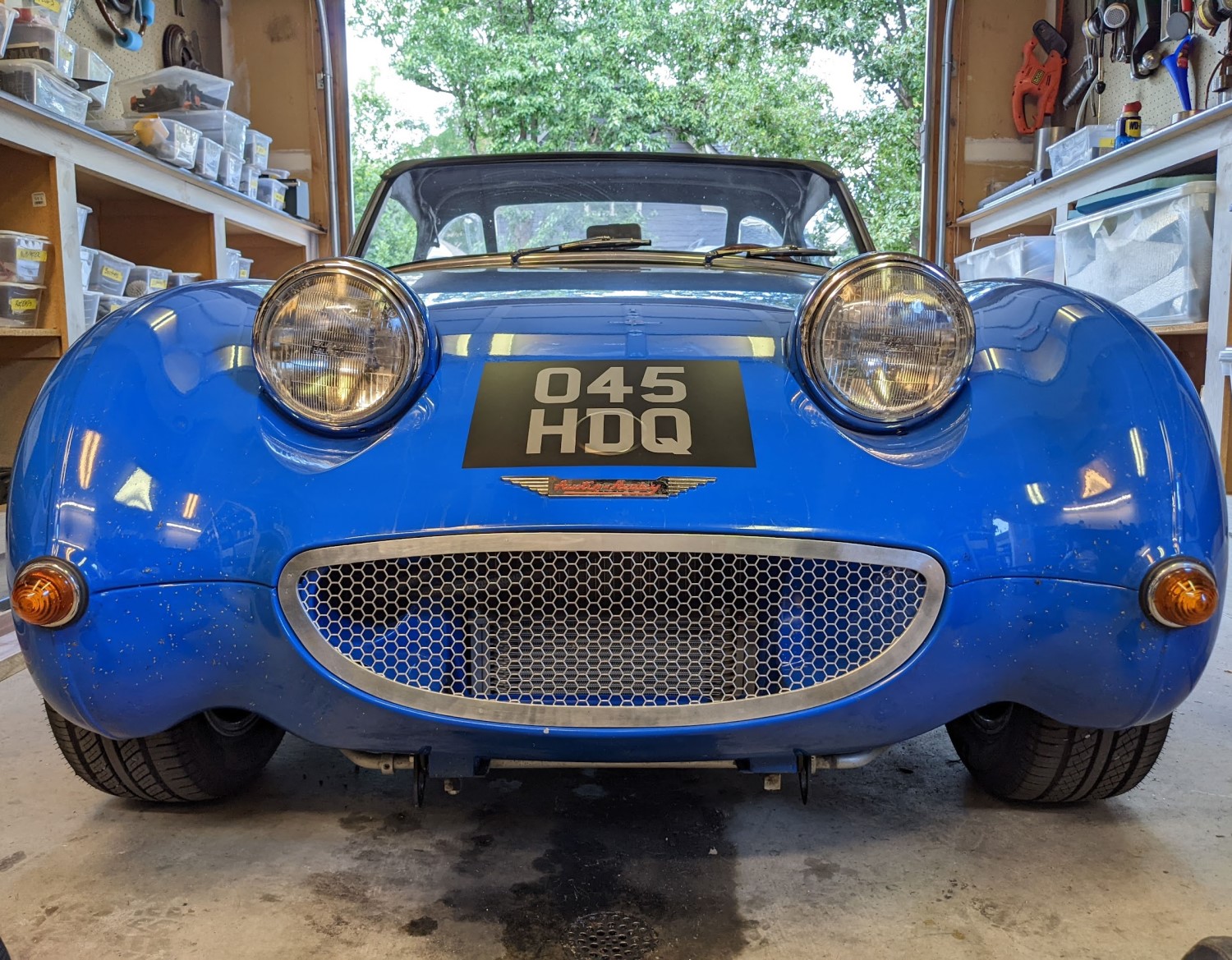 Beauty in Blue: Exploring the Austin Healey Bugeye Sprite