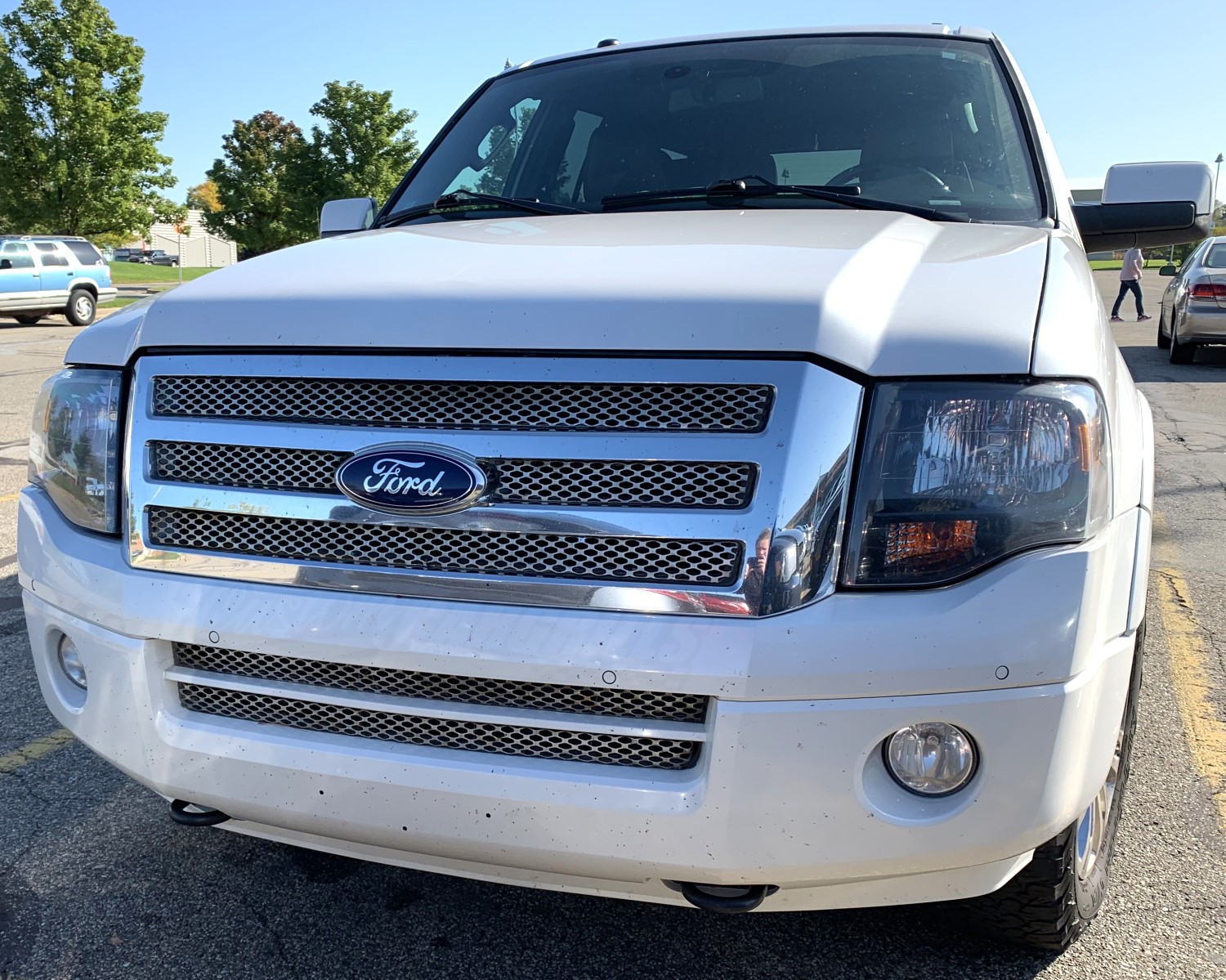 Spotlight on a Locally Modified Ford Expedition Grille with Perf GT Mesh
