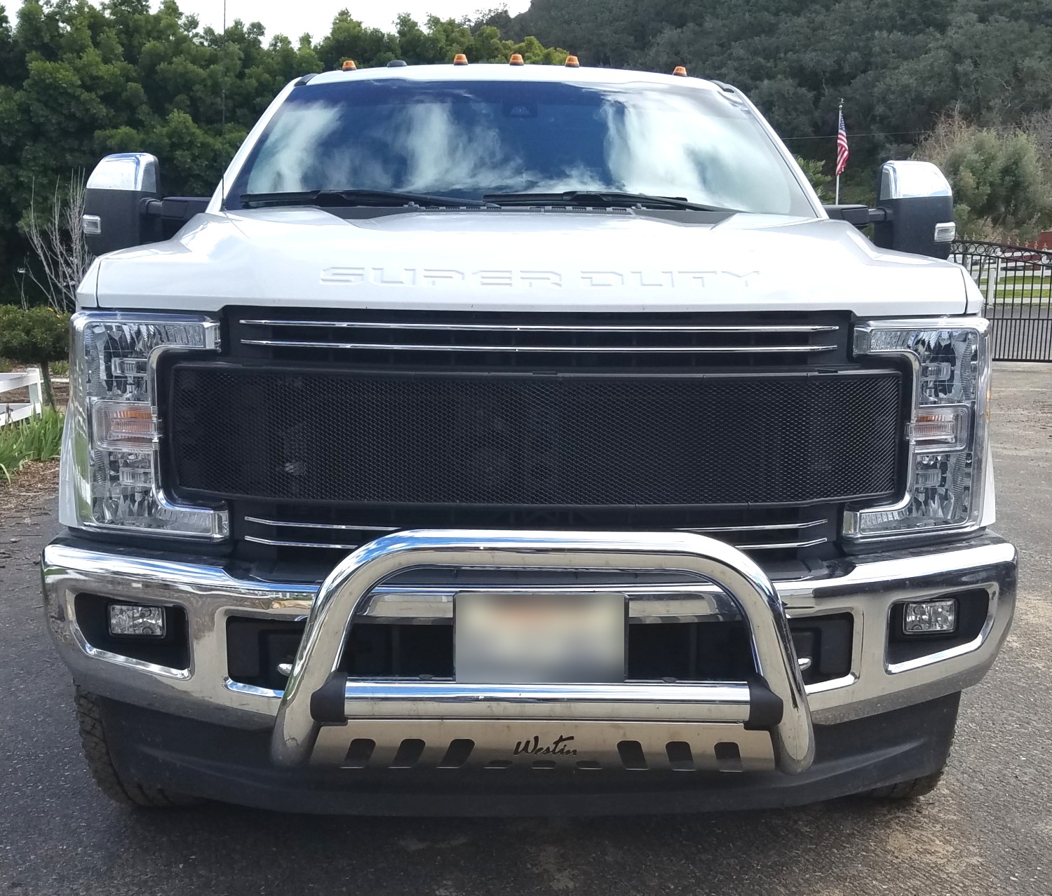 Upgrade Your F150 with a Custom Black Hexagon Mesh Grille for a Bold Look