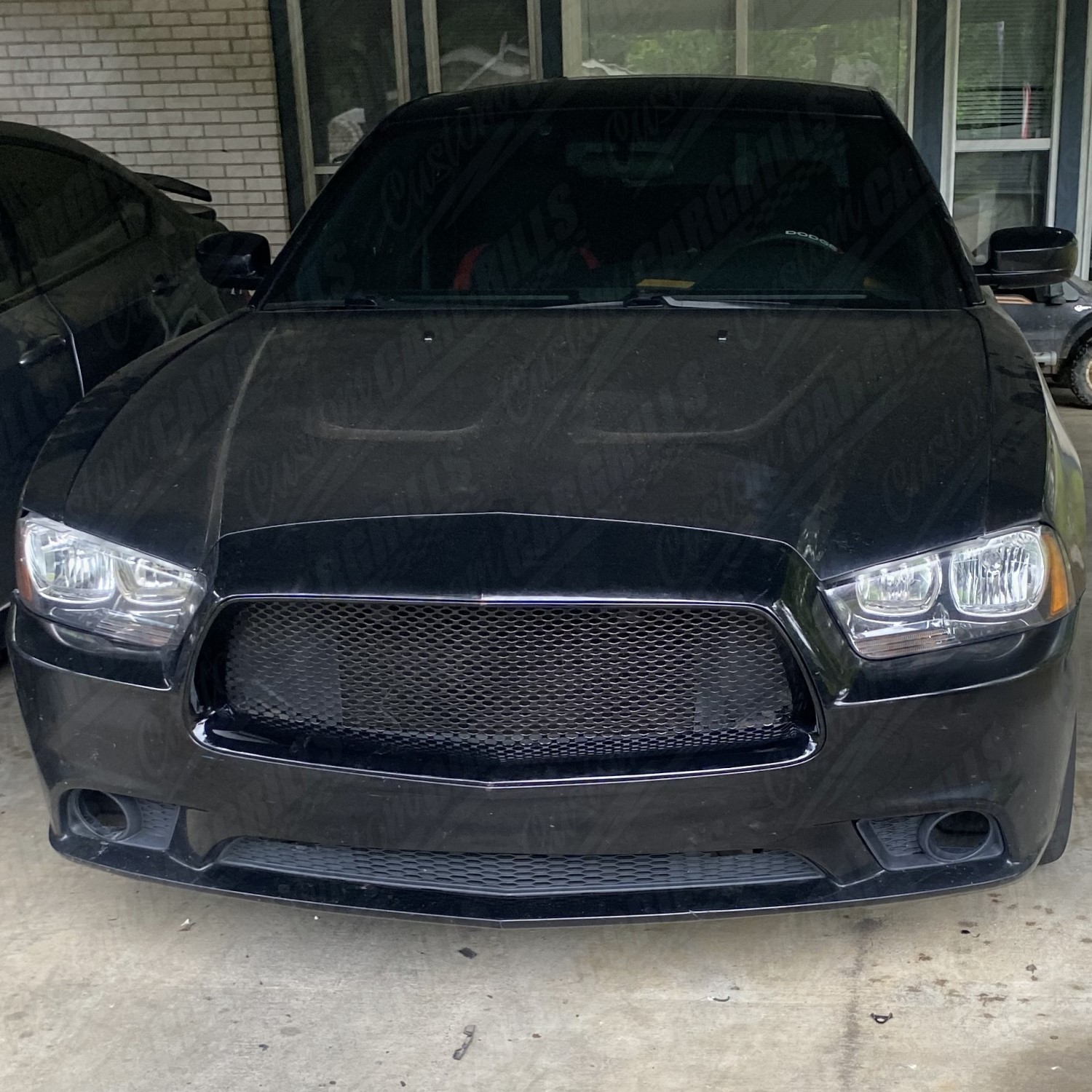 Upgrade Your Dodge Charger with a Sleek Deep Dish Custom Grille featuring Perf GT mesh