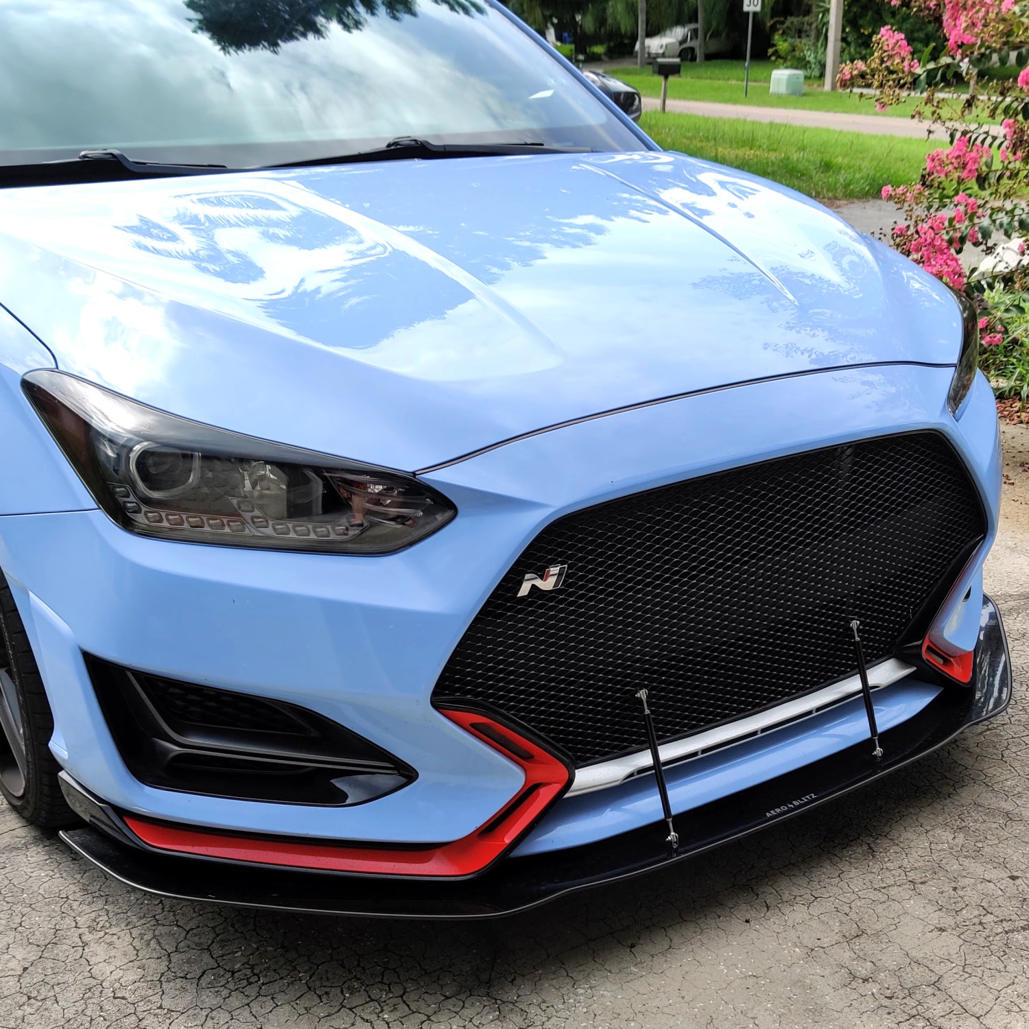 Unleashing the Veloster N: Custom Front Splitter for Ultimate Performance