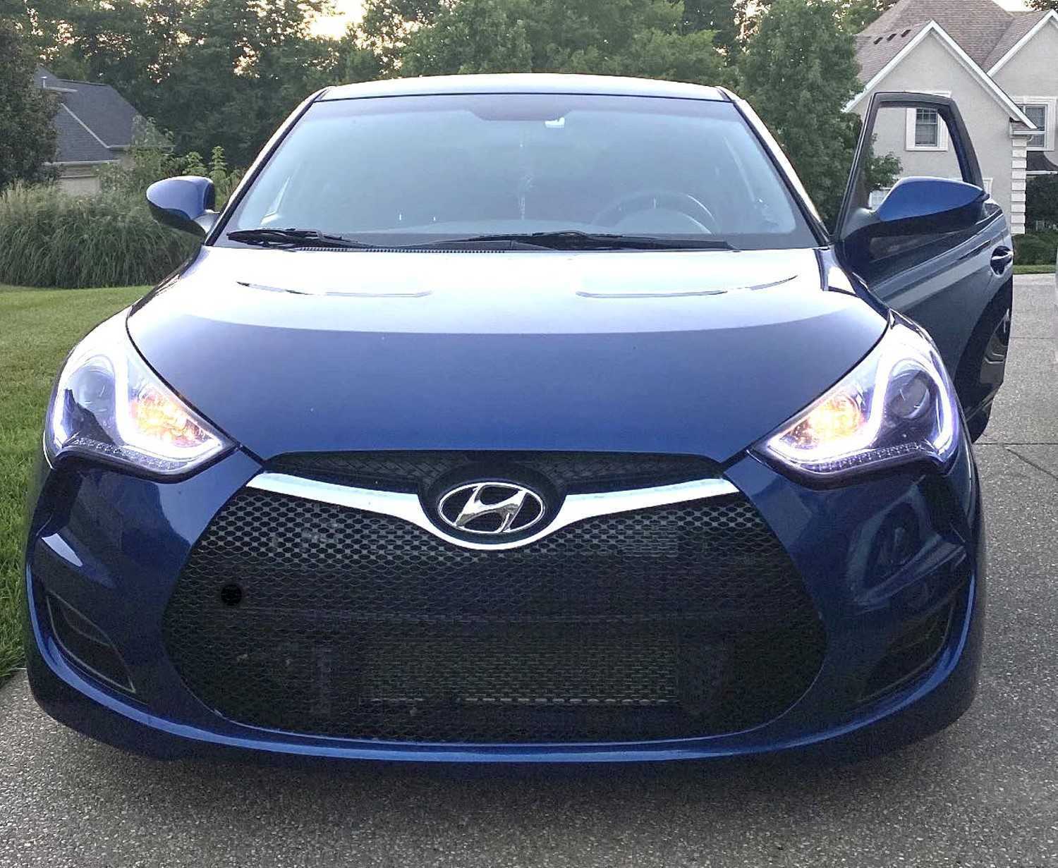 The Wait is Over!  Non-Turbo Hyundai Veloster Mesh Grille Pieces Now Available - Shipping in November