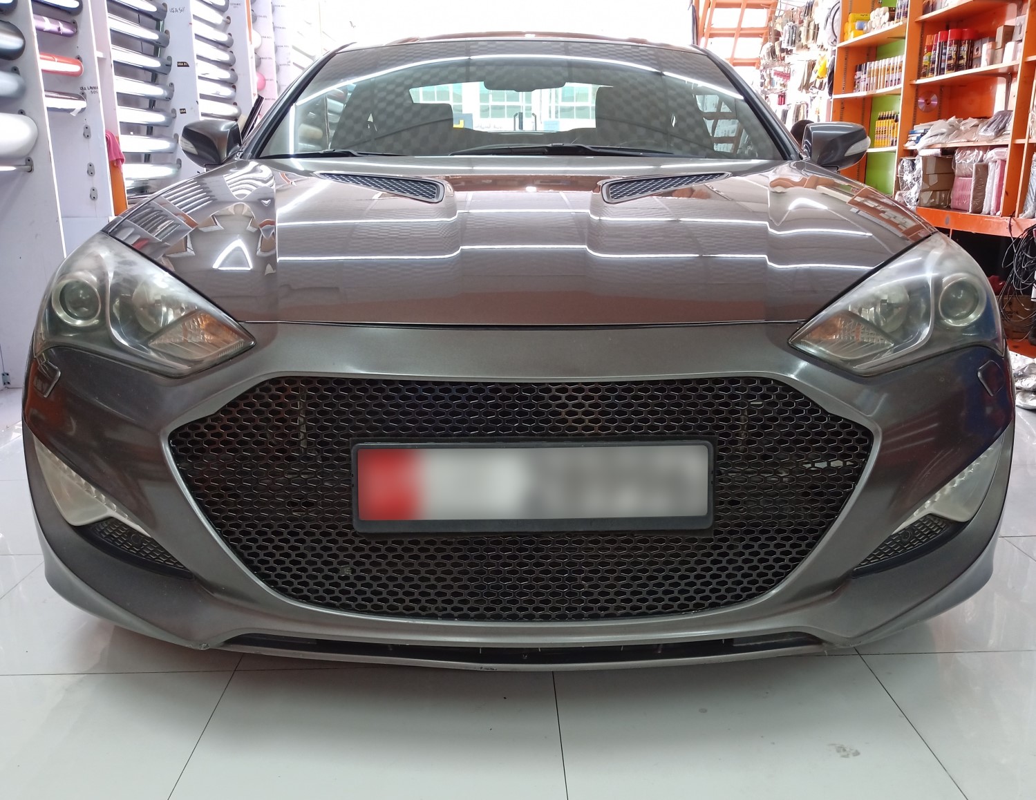 Elevated Style: Custom Grille Mesh Pattern for Hyundai Genesis Coupe