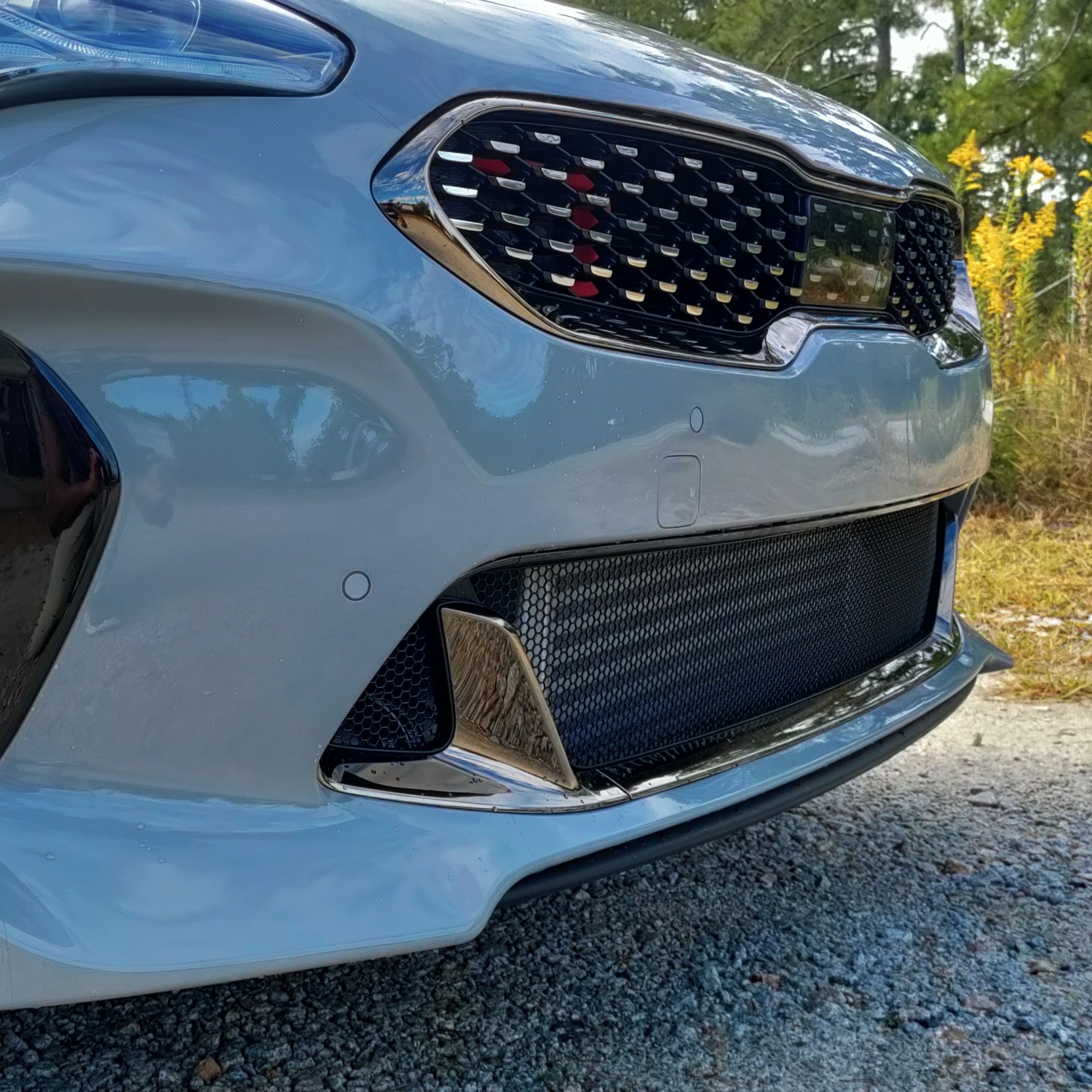 High Air Flow & High Visibility Grille Mod for the Lower Grille Openings on the Kia Stinger