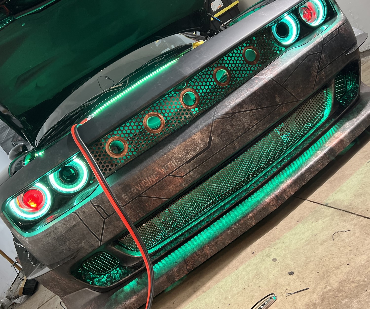 Mad Max Themed Dodge Challenger with a Grille Worthy of Valhalla