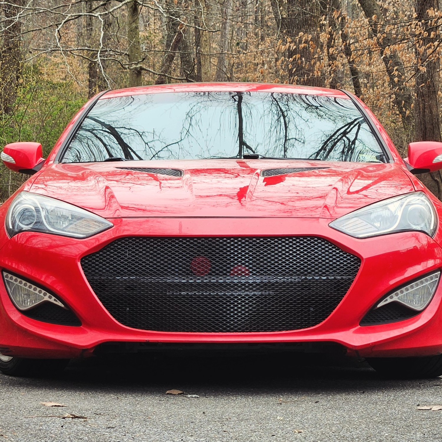 Radiant in Red, and Ready to Hit the Street with New Mesh Grille