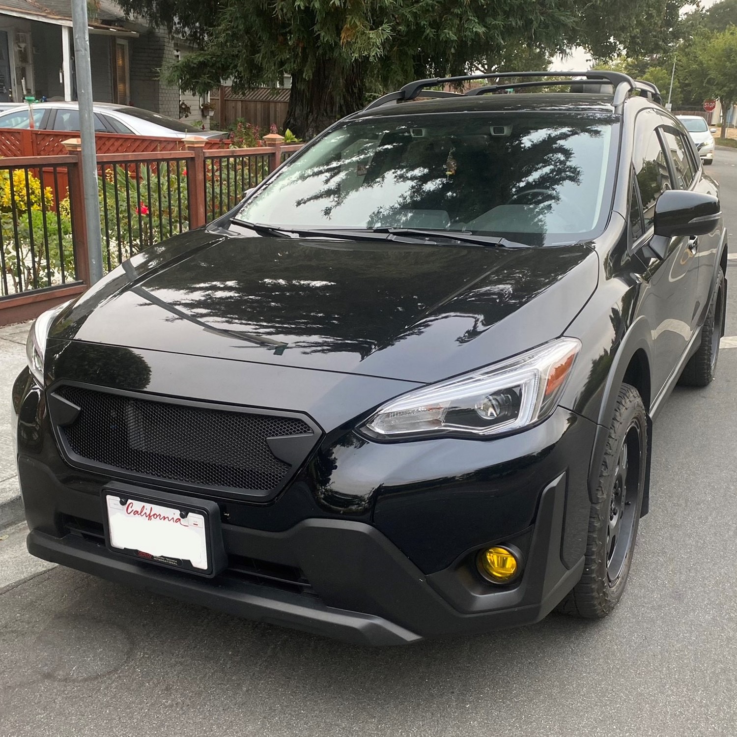 Super Sleek & All Black with No Logo - New Style for Subaru Crosstrek from Custom Mesh Grille