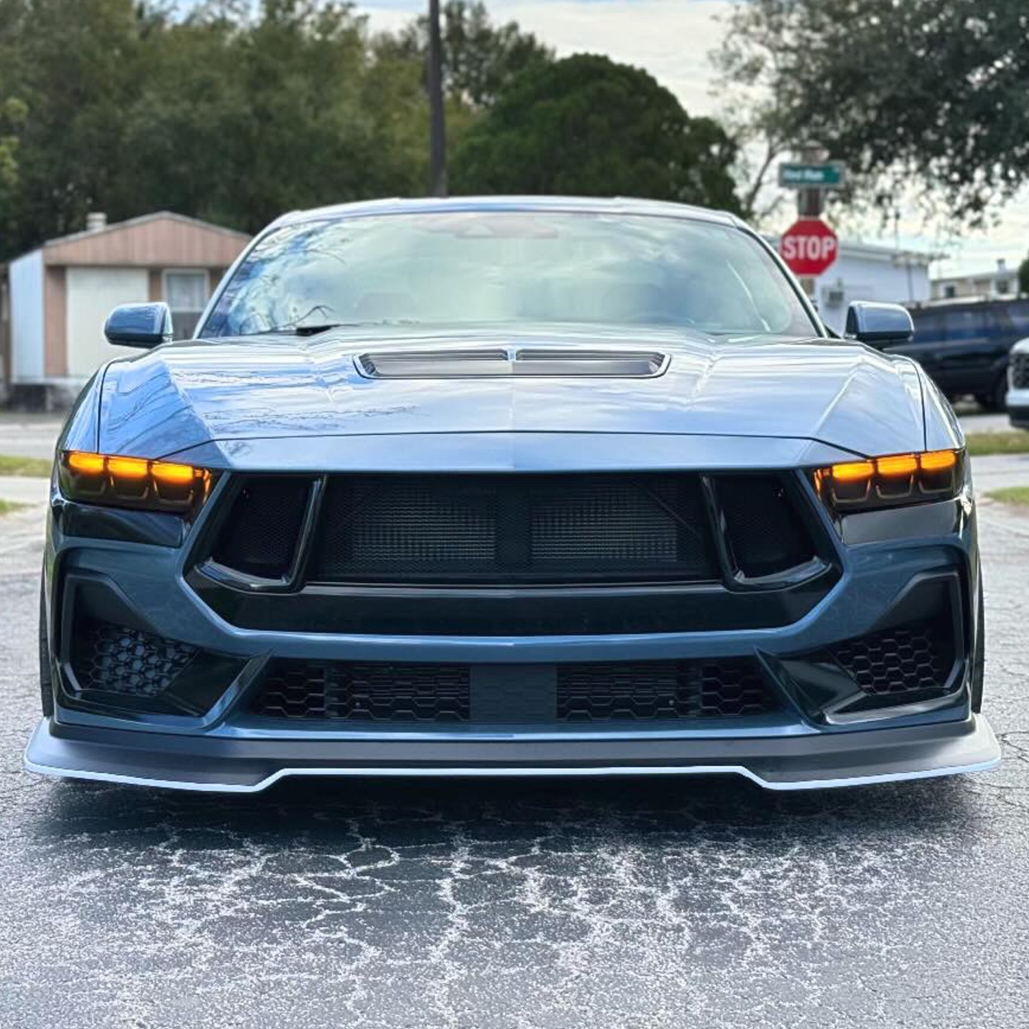 S650 Mustang Grille Installed - Production Ramping Up on Next Gen American Muscle Mesh Sets