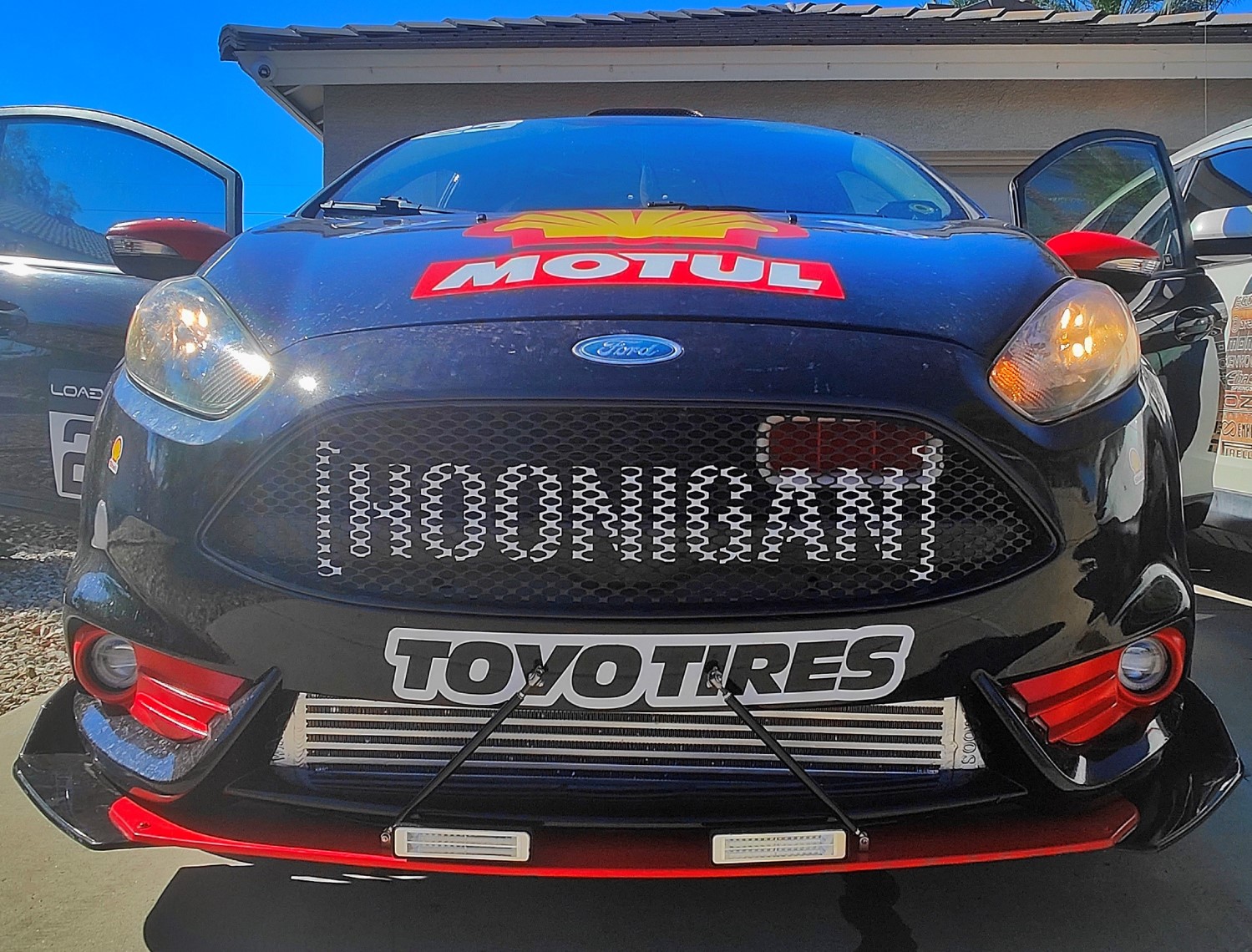 Fantastic Ford Fiesta Mesh Grille Install - Making the Best of Stenciled Letters