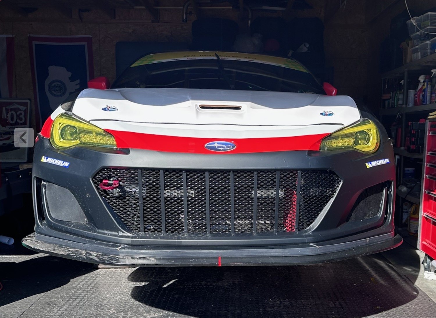 2018 Subaru BRZ Race Car Gets a Custom AMG-Style Grille Using Perf GT Mesh