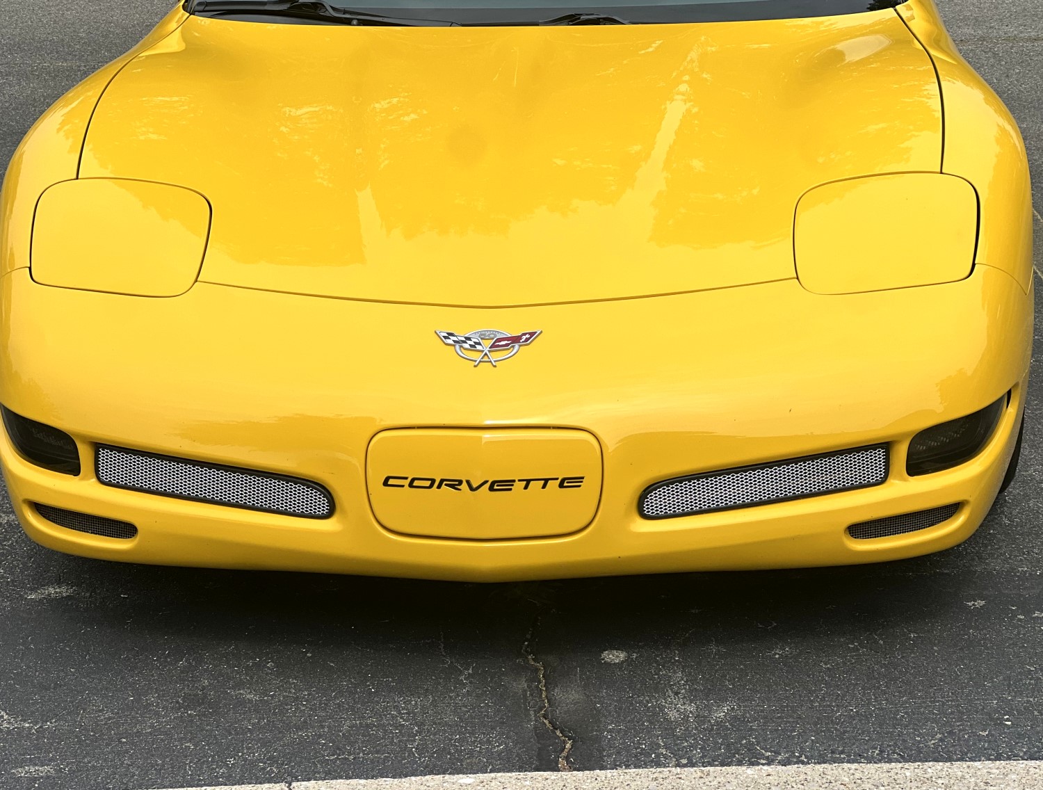 C5 Corvette Grille Mesh Set - Easy Cover Up for Damaged OEM Pieces
