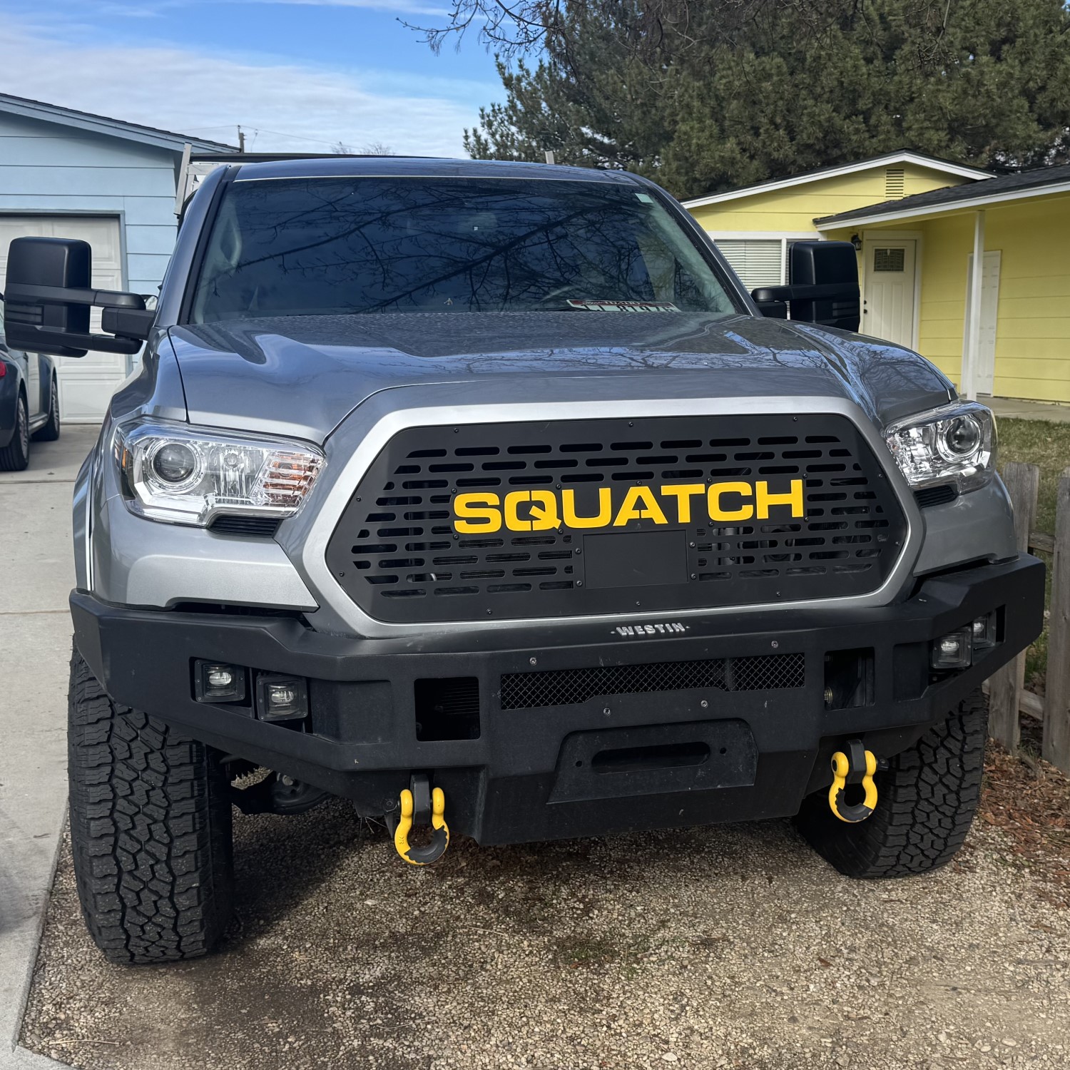 Squatch'ing up the Toyota Tacoma Front End - Custom Grilles, Letters, & Colors!