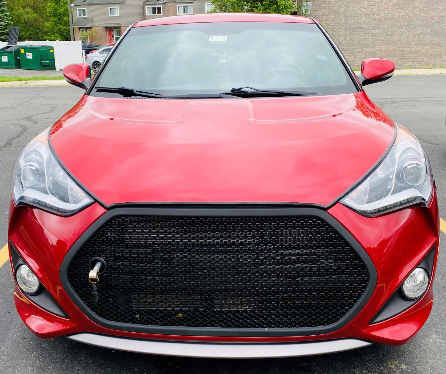 2012 - 2017 Hyundai Veloster Turbo Mesh Grill Insert kit by customcargrills