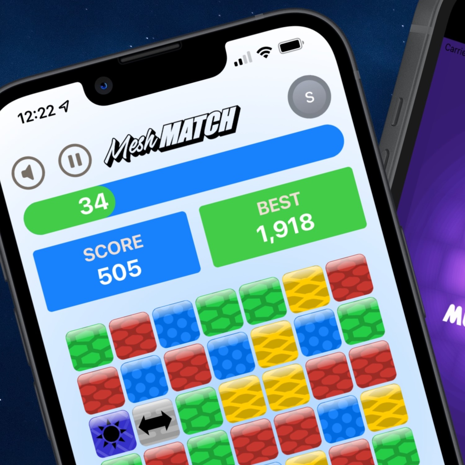 Mesh Match: Addictive Puzzle Fun with Grille Mesh Color Matching Game on iOS
