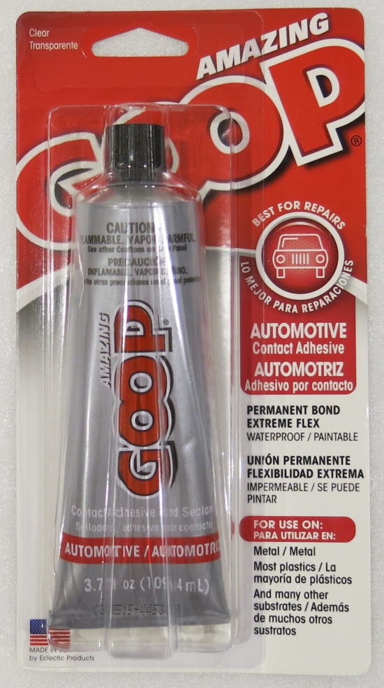 CCG AUTOMOTIVE GOOP BY ECLECTIC PRODUCTS CLEAR ADHESIVE 160011/160012 eBay