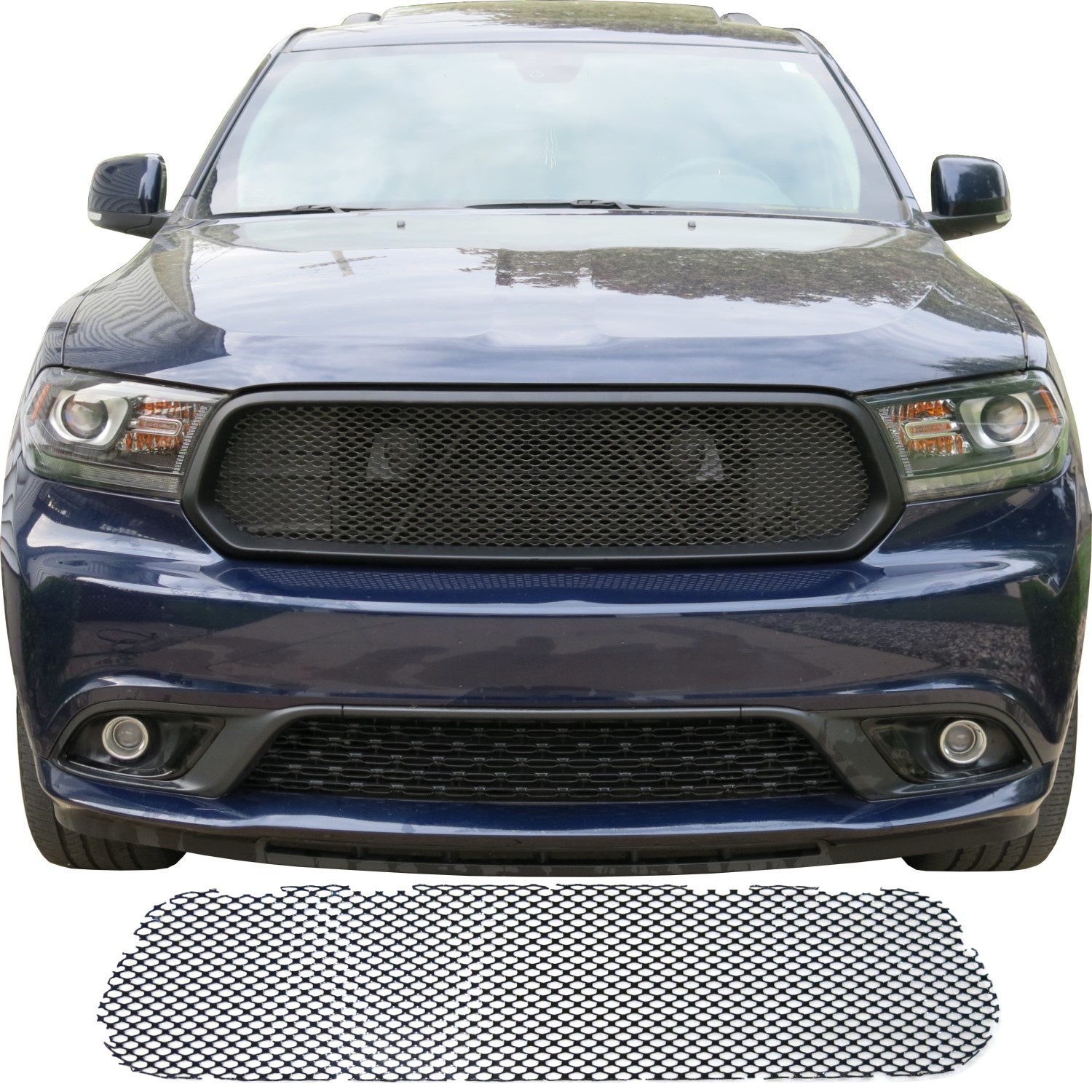 CCG GLOSS BLACK PRECUT GRILL MESH FOR A 20142020 DODGE DURANGO DELETE GRILLE eBay